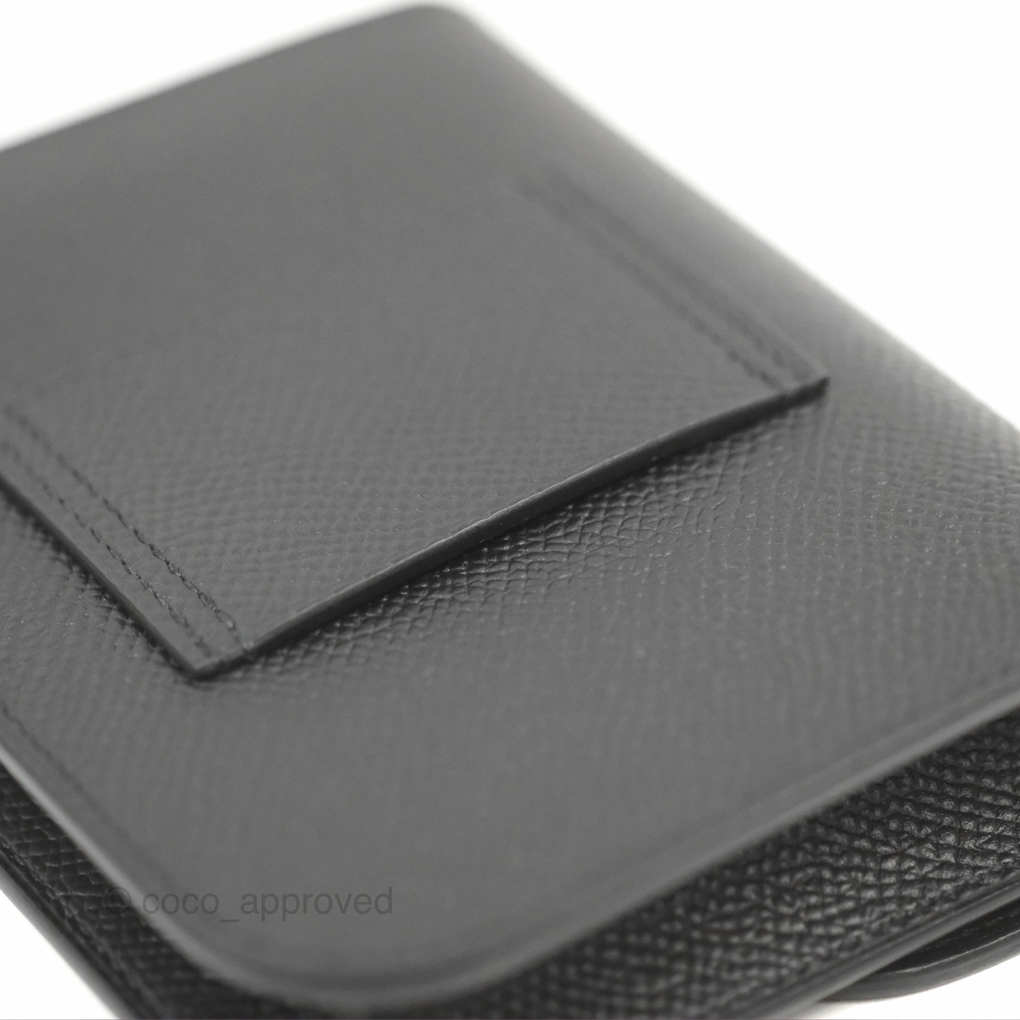 Herms Constance Slim Wallet Black Epsom Rose Gold Hardware