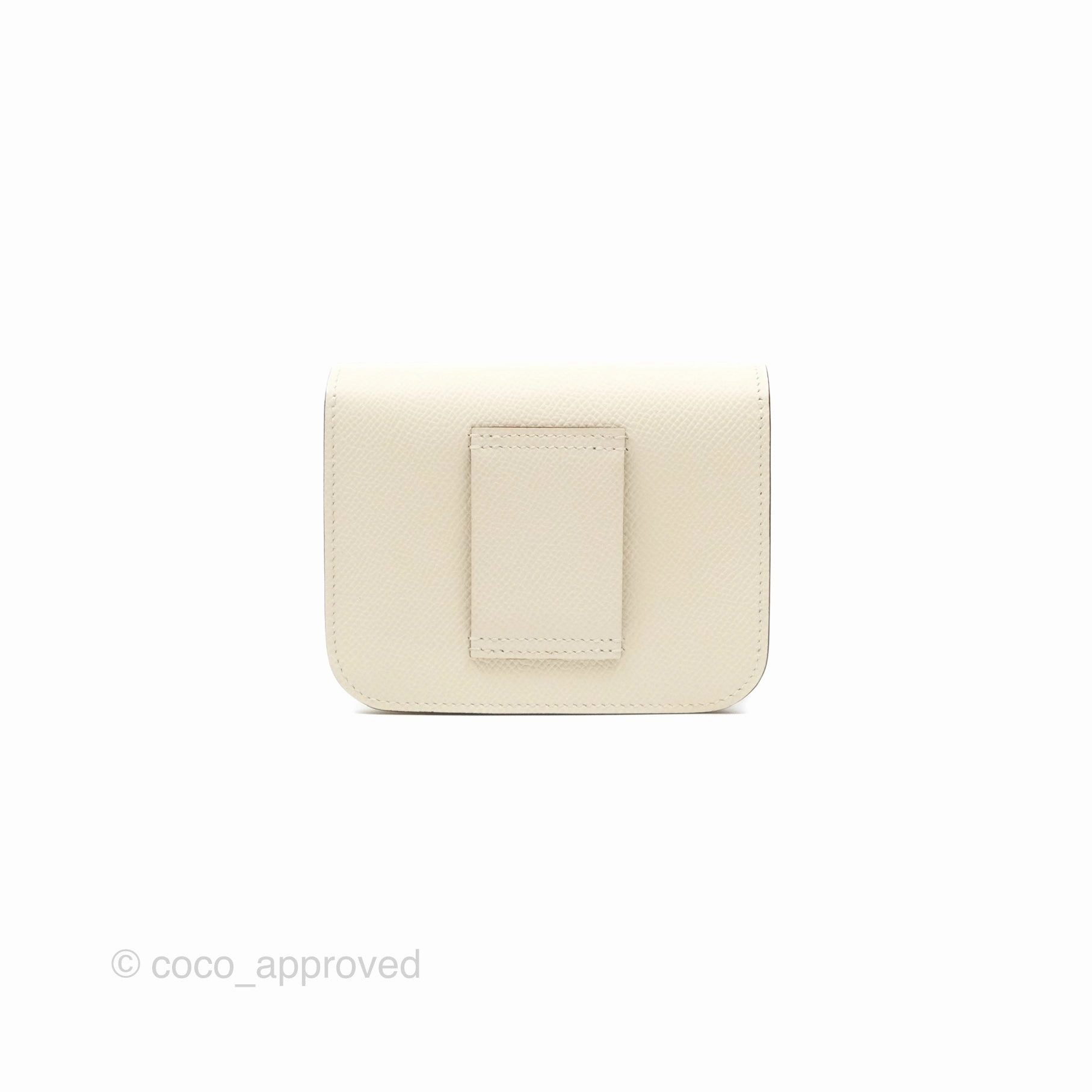 Herms Constance Slim Wallet Nata I2 Epsom Gold Hardware