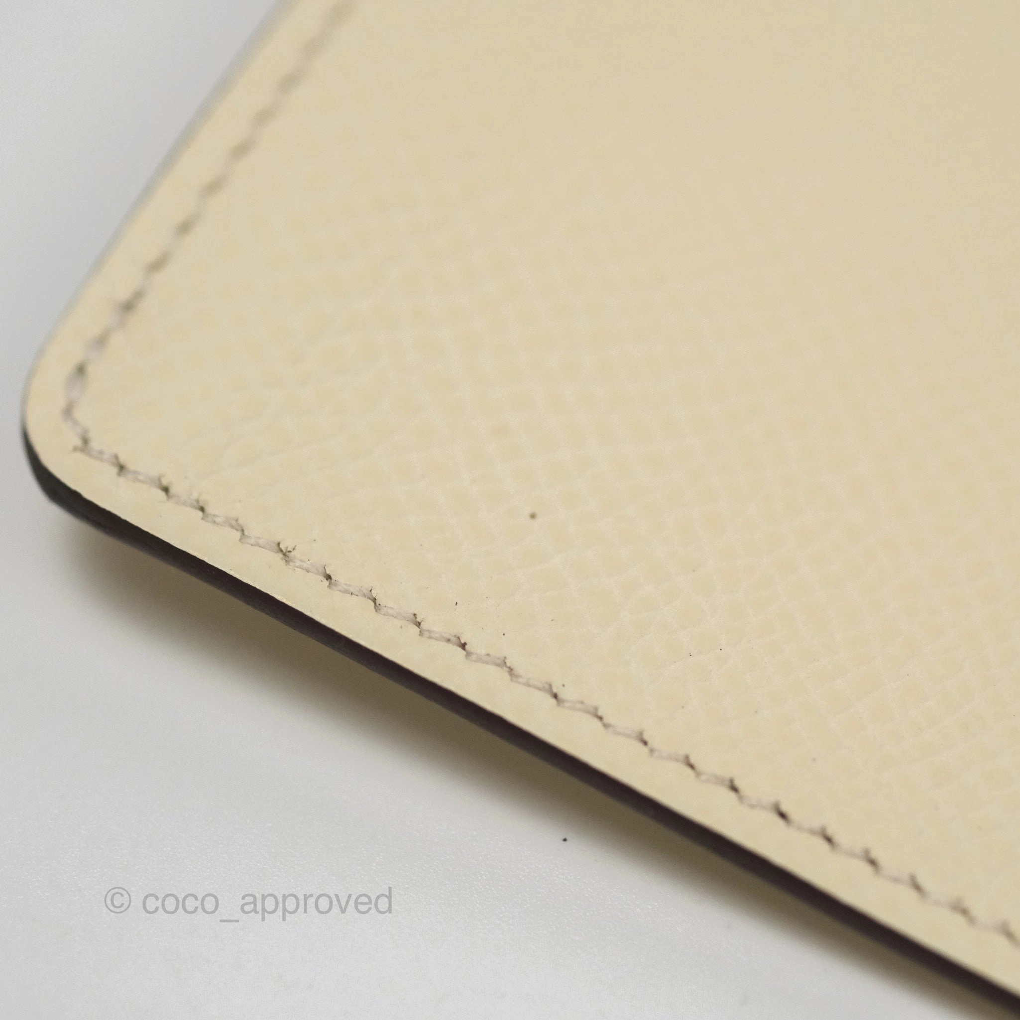 Herms Constance Slim Wallet Nata I2 Epsom Gold Hardware
