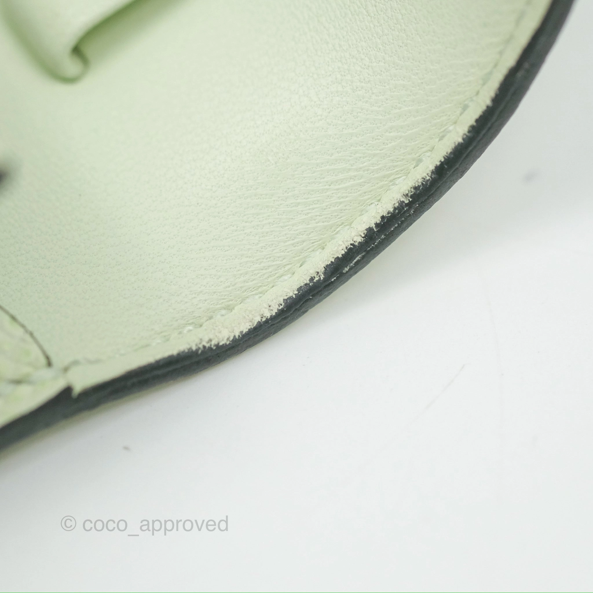 Herms Constance To Go Wallet Vert Fizz Epsom Palladium Hardware