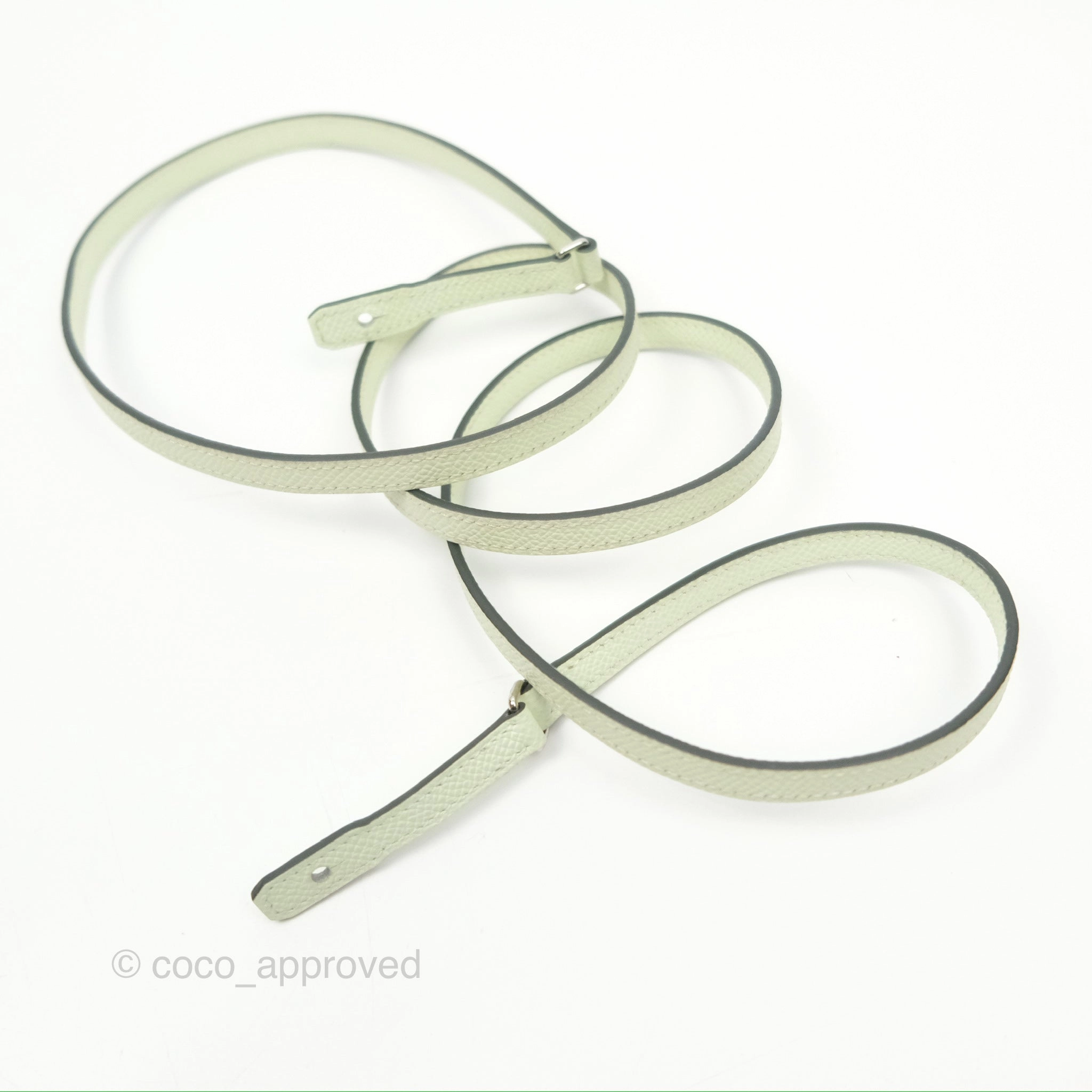 Herms Constance To Go Wallet Vert Fizz Epsom Palladium Hardware
