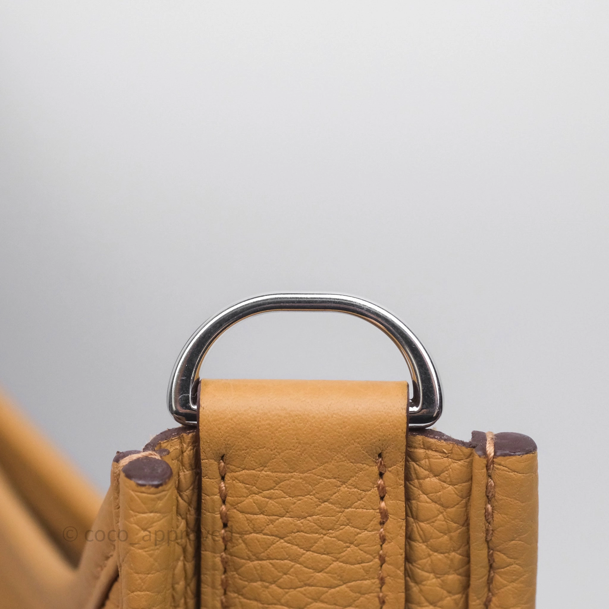 Herms Evelyne III 29 Biscuit 48 Clemence Palladium Hardware