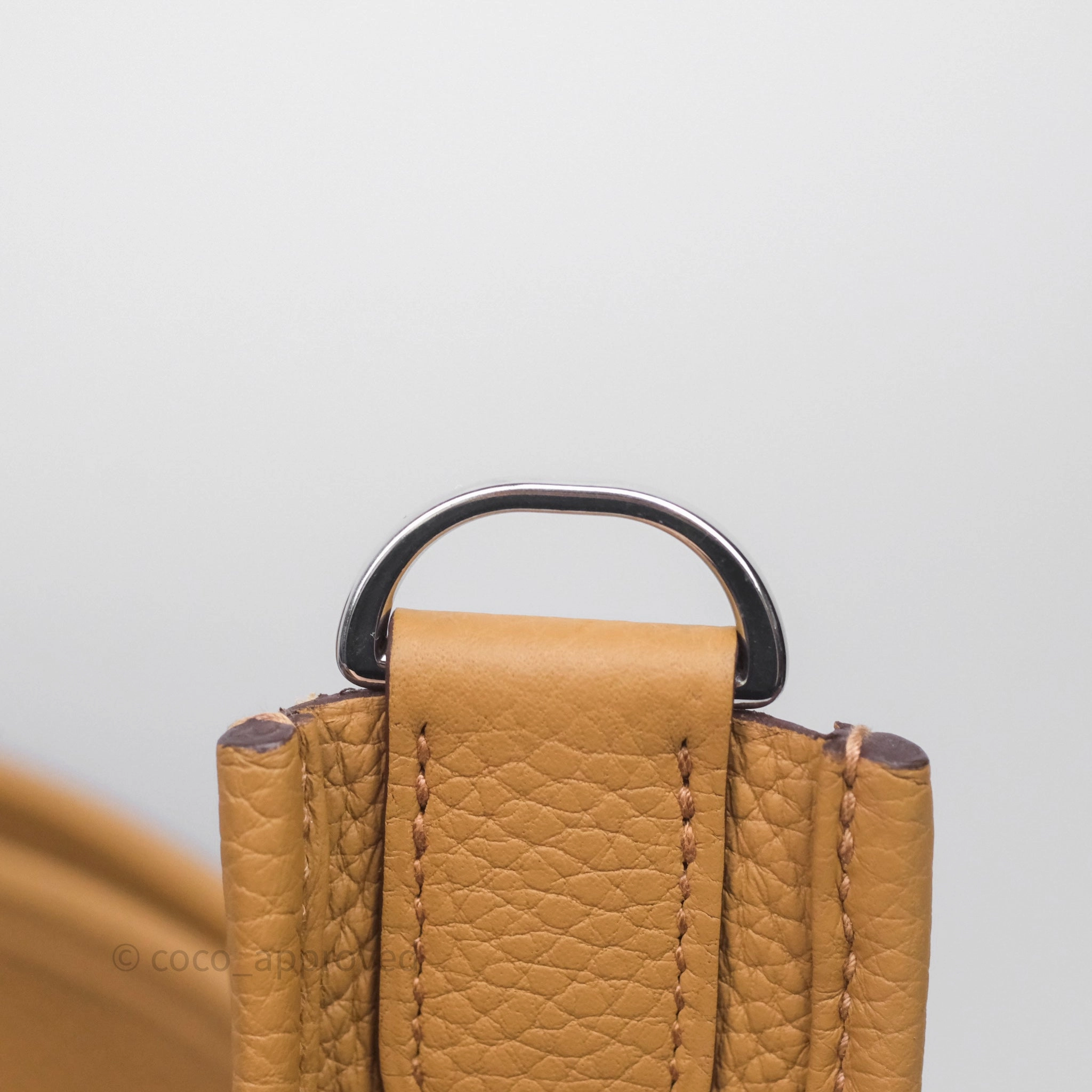 Herms Evelyne III 29 Biscuit 48 Clemence Palladium Hardware