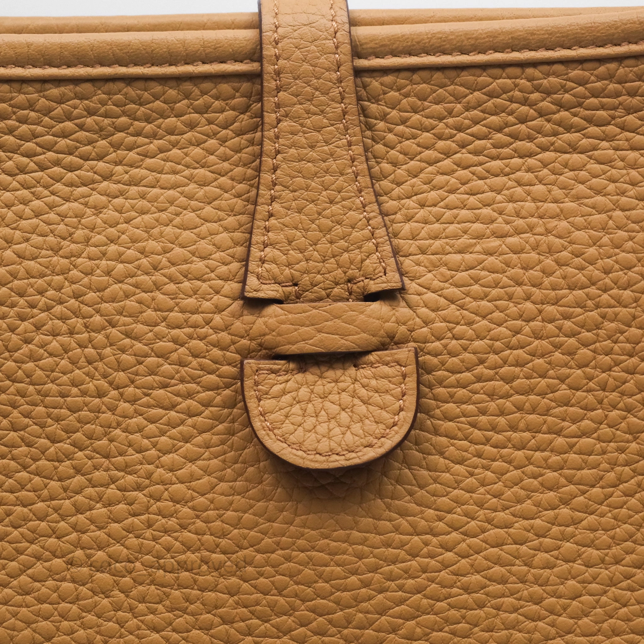 Herms Evelyne III 29 Biscuit 48 Clemence Palladium Hardware