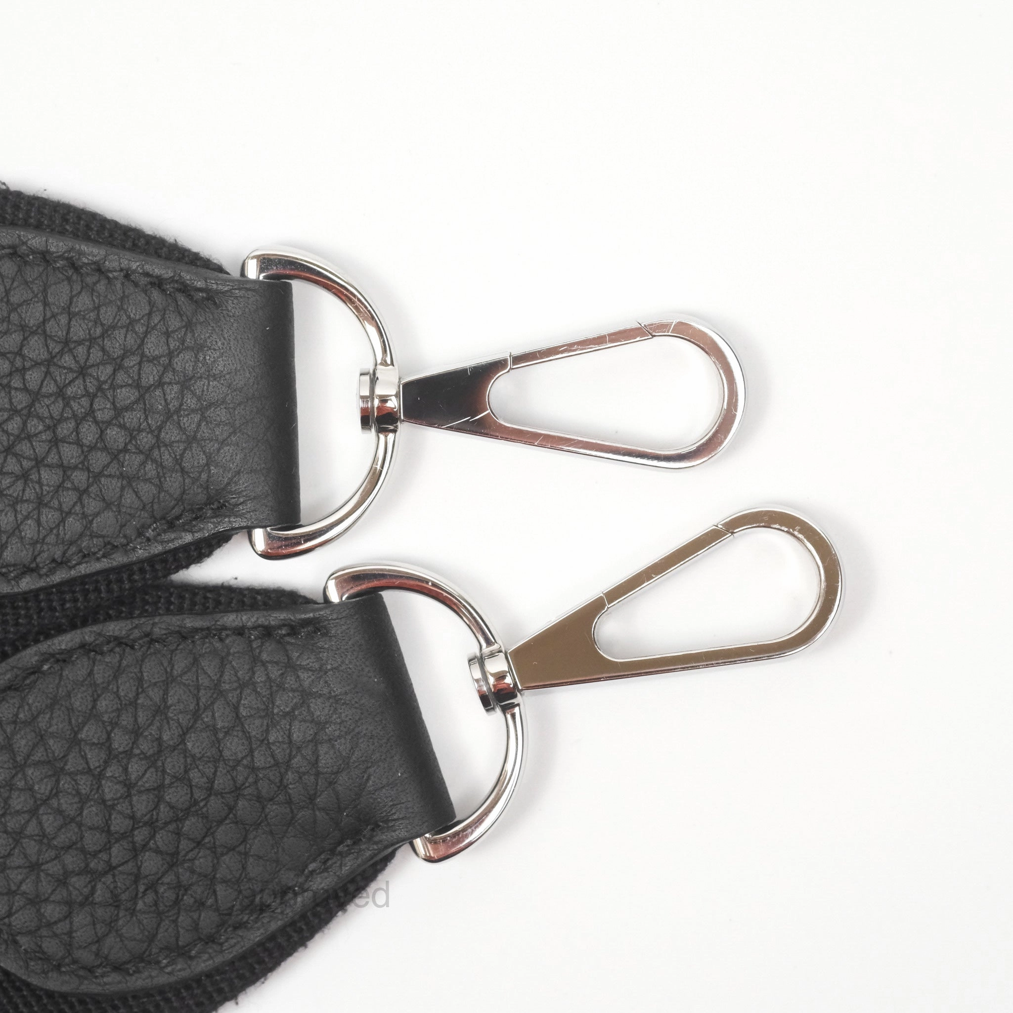 Herms Evelyne III 29 Noir 89 Clemence Silver Hardware