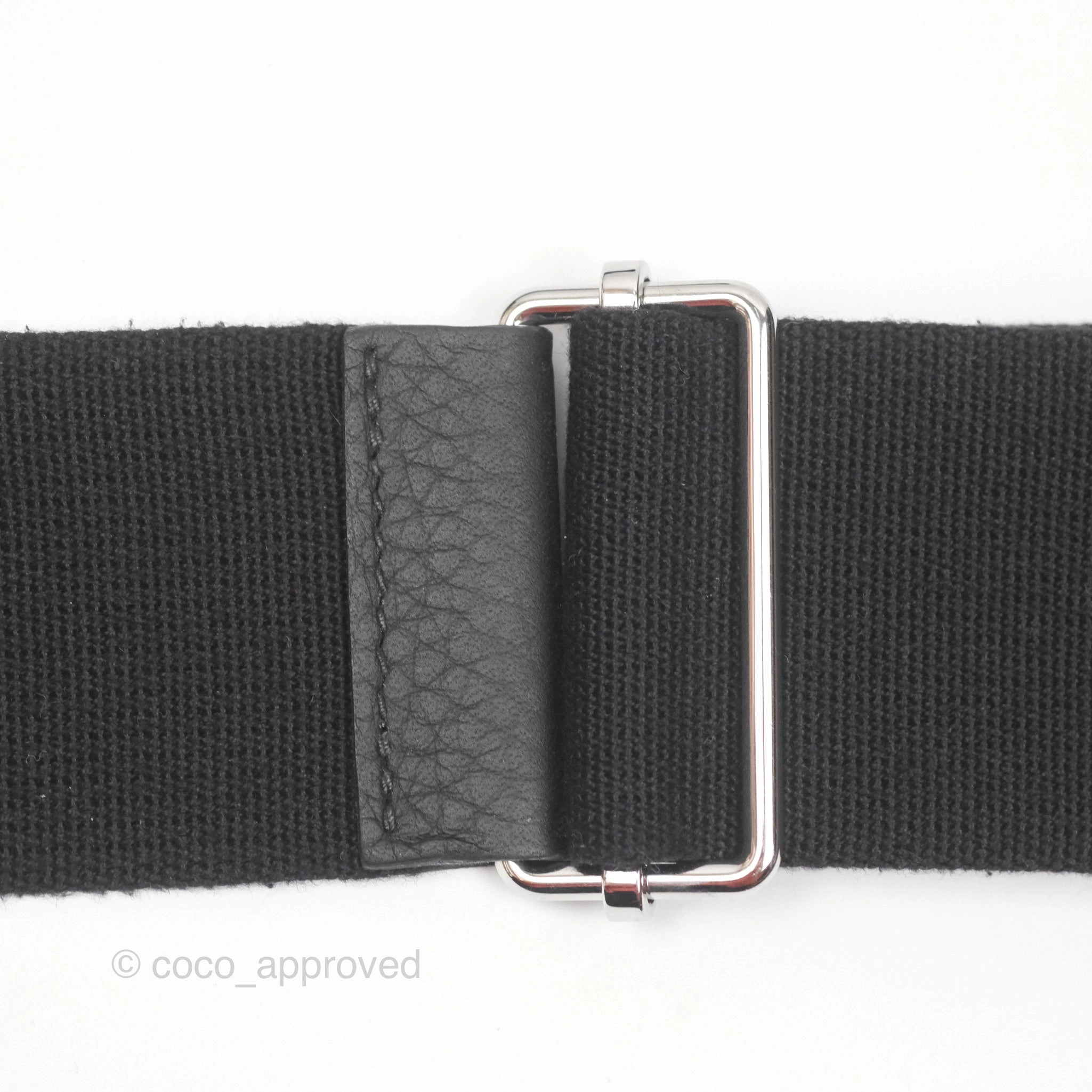 Herms Evelyne III 29 Noir 89 Clemence Silver Hardware