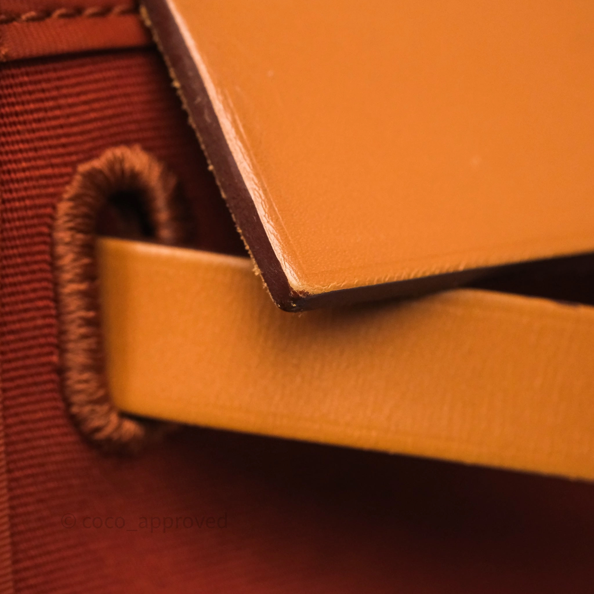 Herms Herbag Zip 31 Cuivre Canvas Palladium Hardware