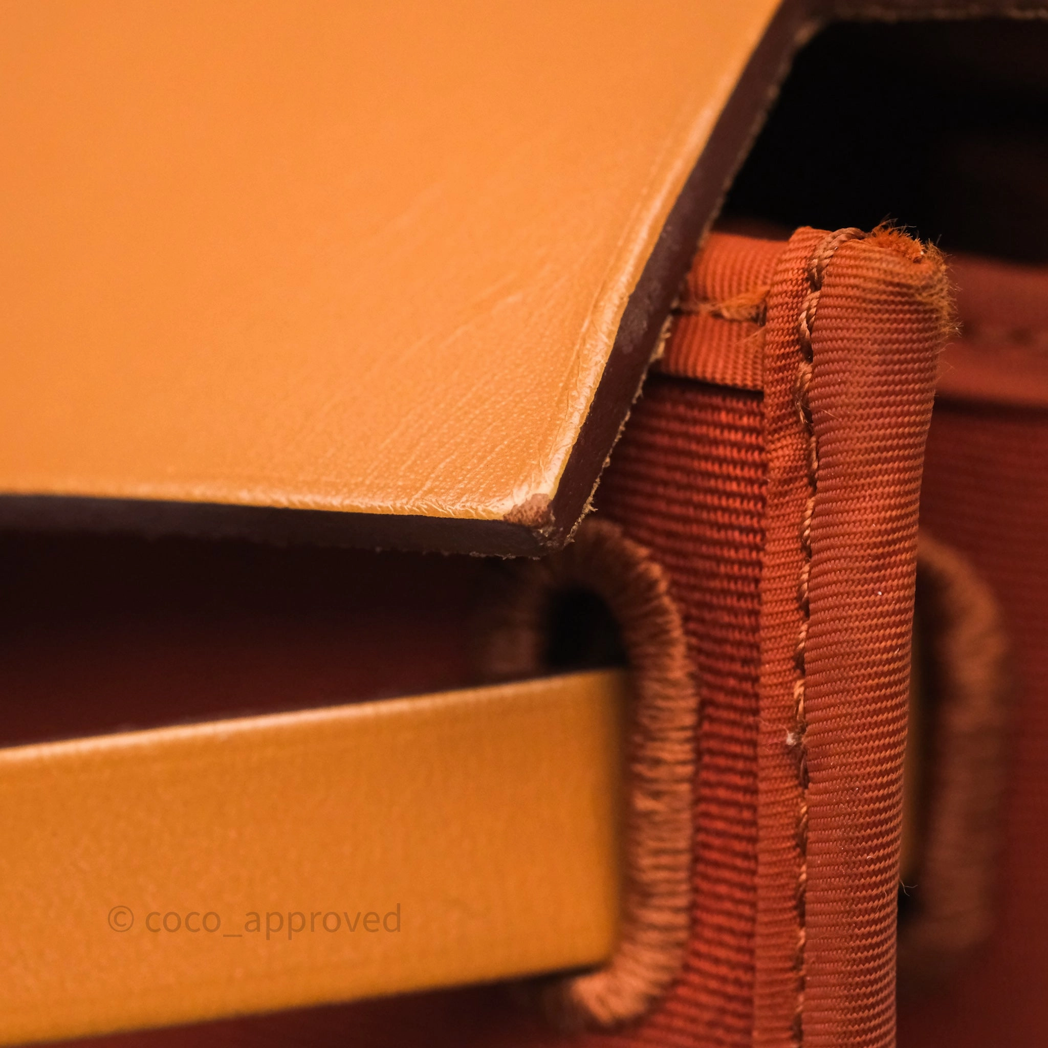 Herms Herbag Zip 31 Cuivre Canvas Palladium Hardware