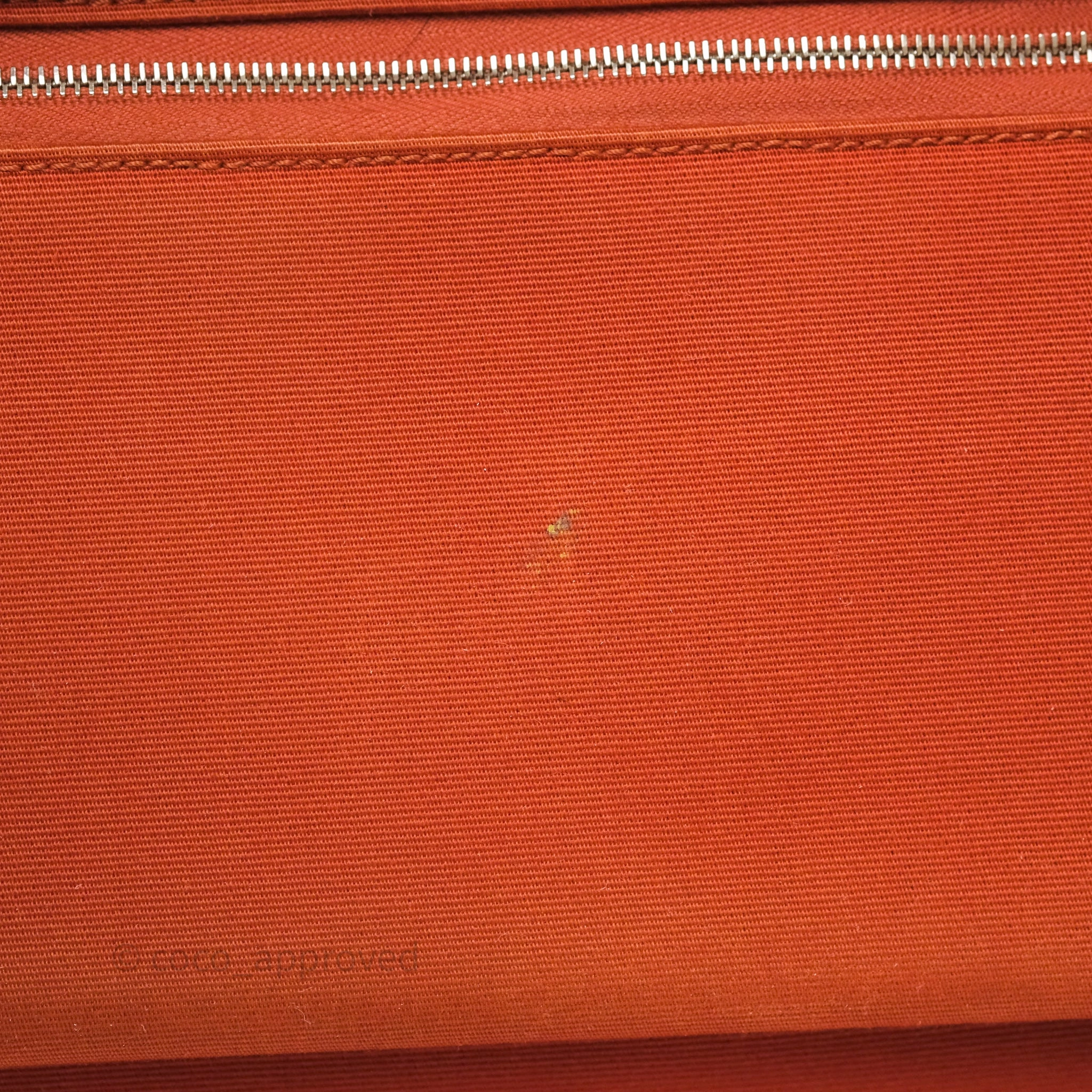 Herms Herbag Zip 31 Cuivre Canvas Palladium Hardware
