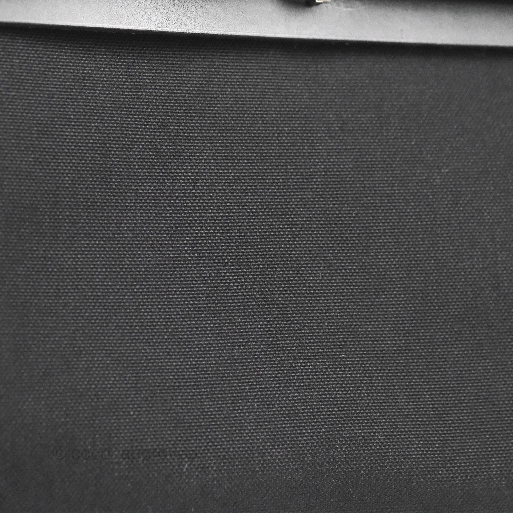 Herms Herbag Zip 31 Retourne Black Canvas Palladium Hardware
