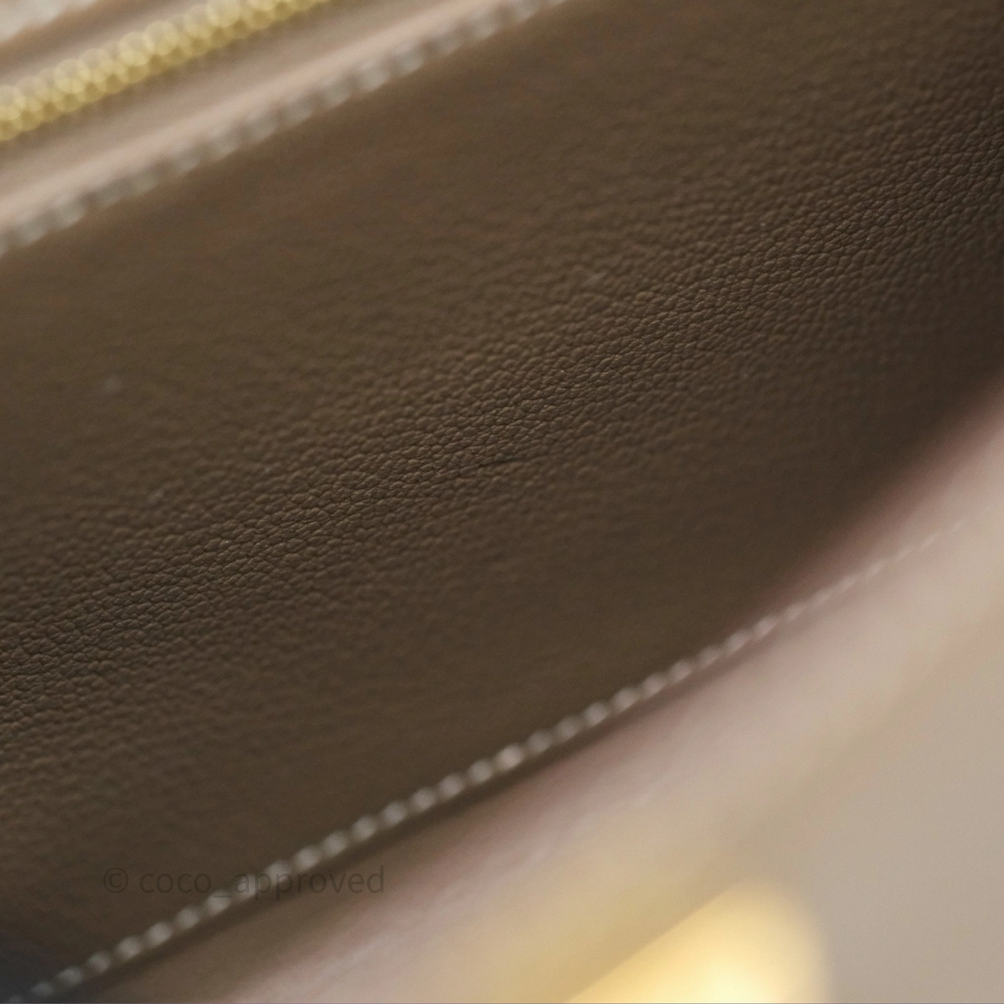 Herms Kelly 25 Sellier Etoupe Epsom Gold Hardware