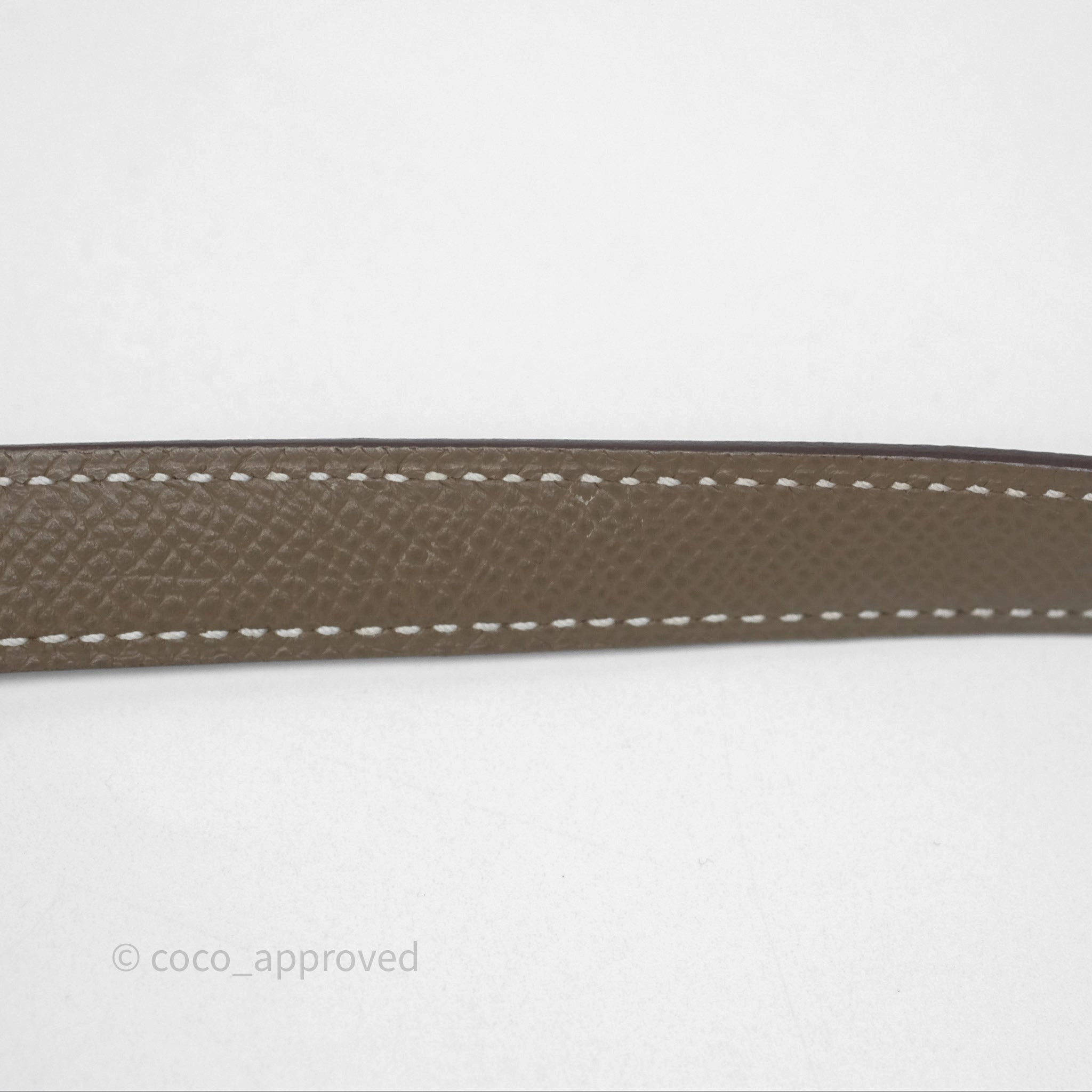 Herms Kelly 25 Sellier Etoupe Epsom Gold Hardware