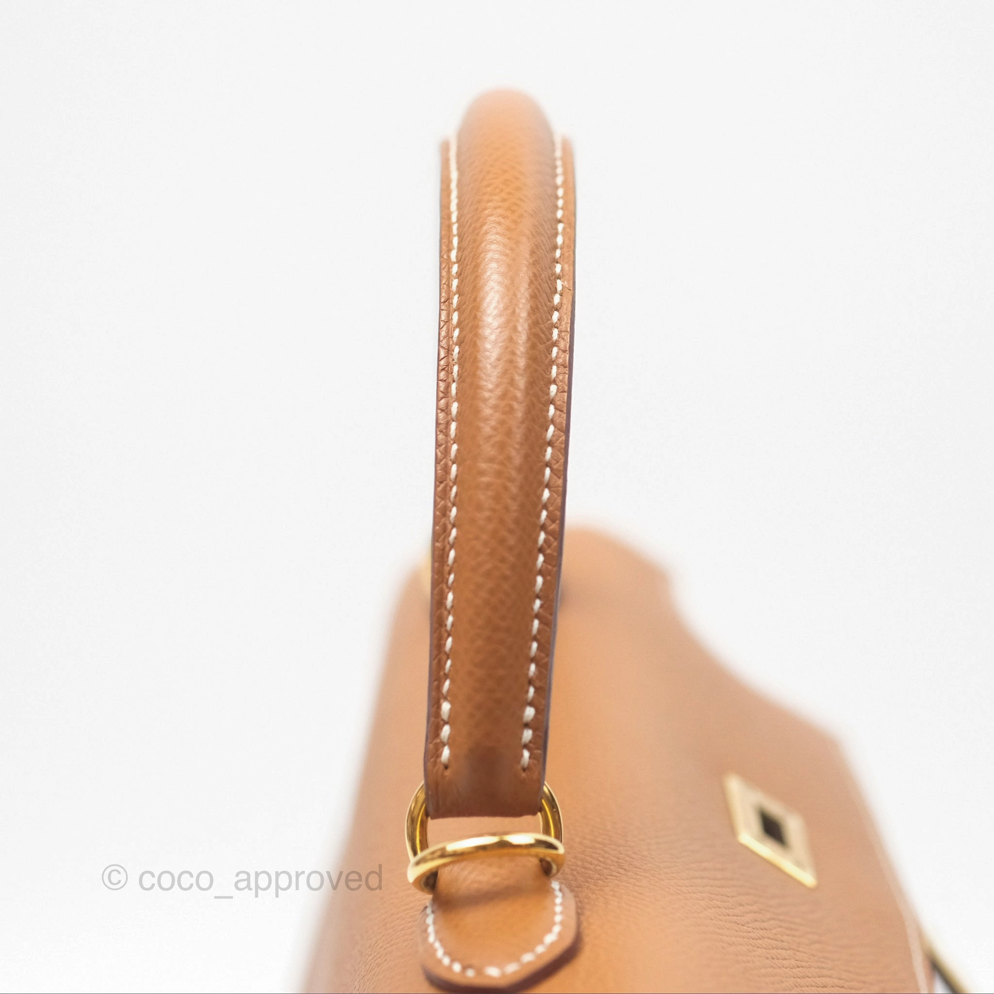 Herms Kelly 25 Sellier Gold 37 Epsom Gold Hardware