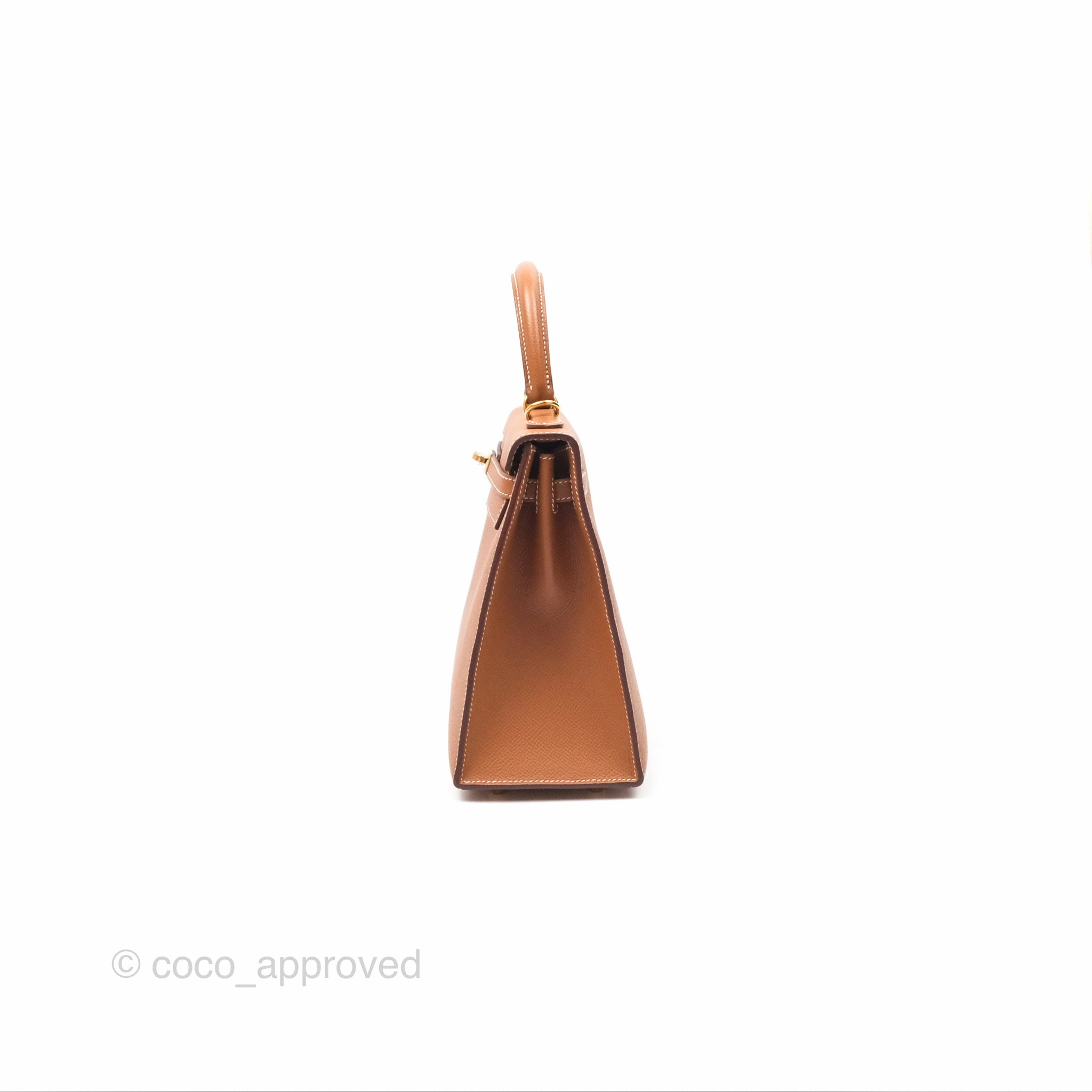 Herms Kelly 25 Sellier Gold 37 Epsom Gold Hardware
