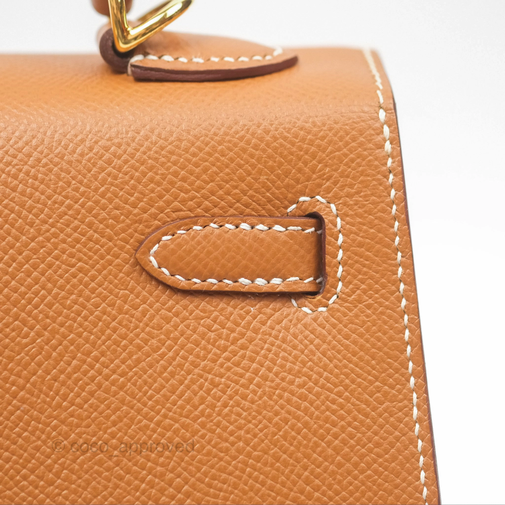 Herms Kelly 25 Sellier Gold 37 Epsom Gold Hardware
