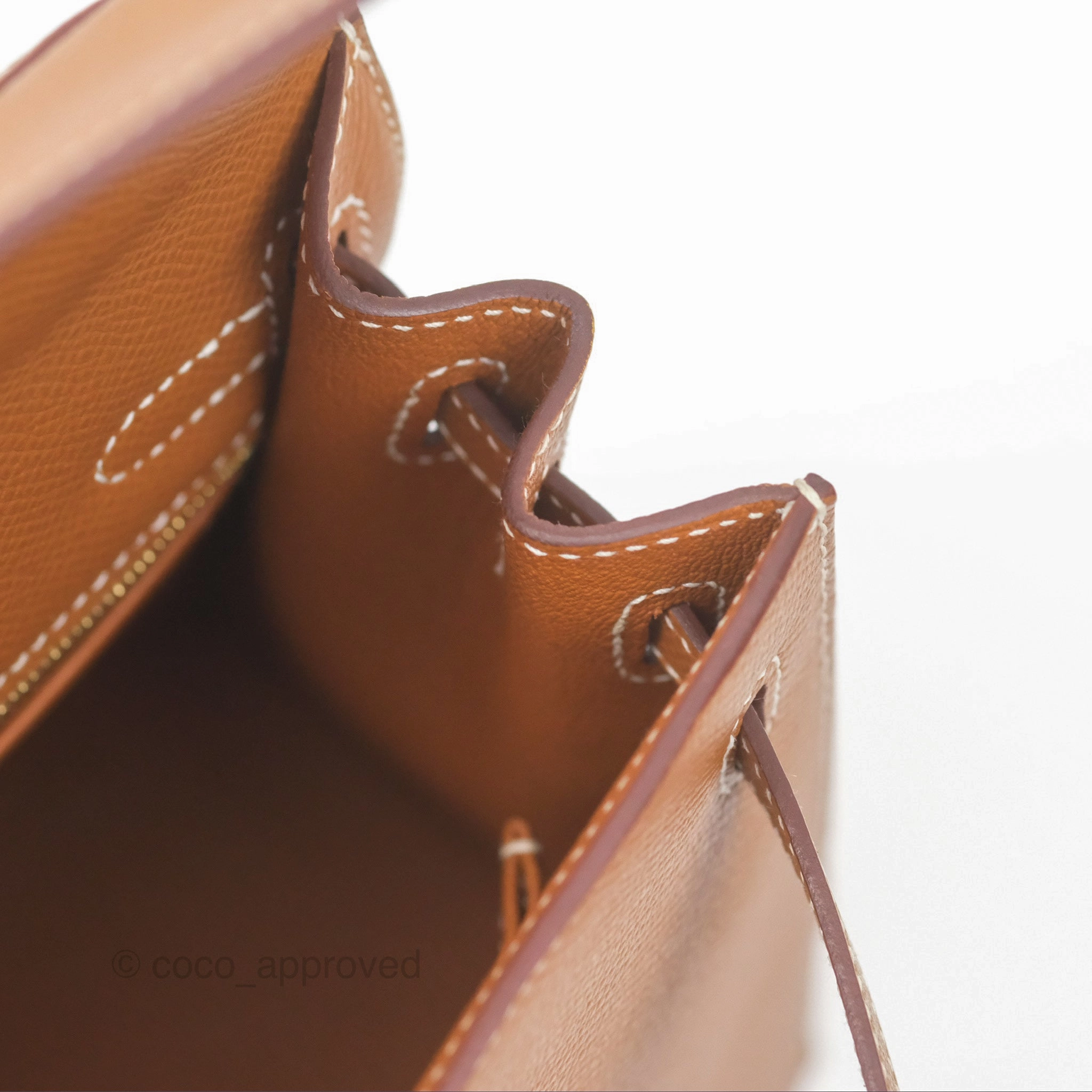 Herms Kelly 25 Sellier Gold 37 Epsom Gold Hardware