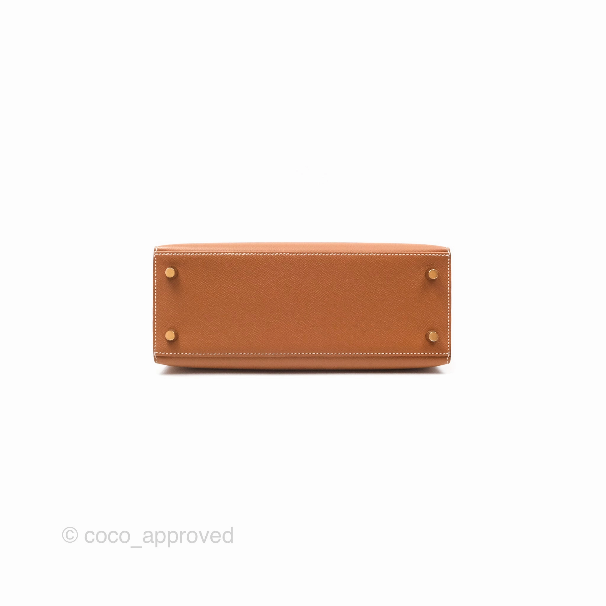 Herms Kelly 25 Sellier Gold 37 Epsom Gold Hardware