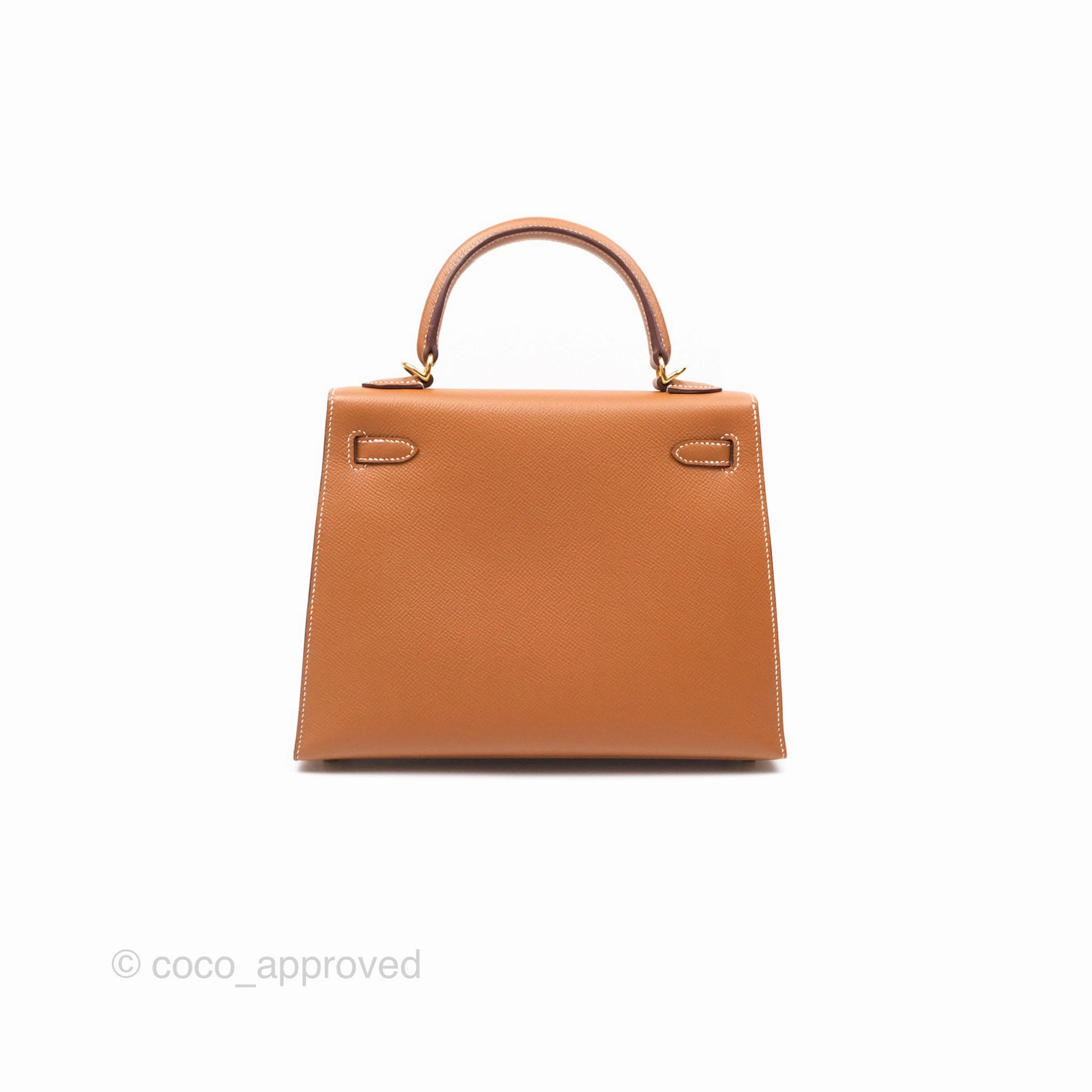 Herms Kelly 25 Sellier Gold 37 Epsom Gold Hardware