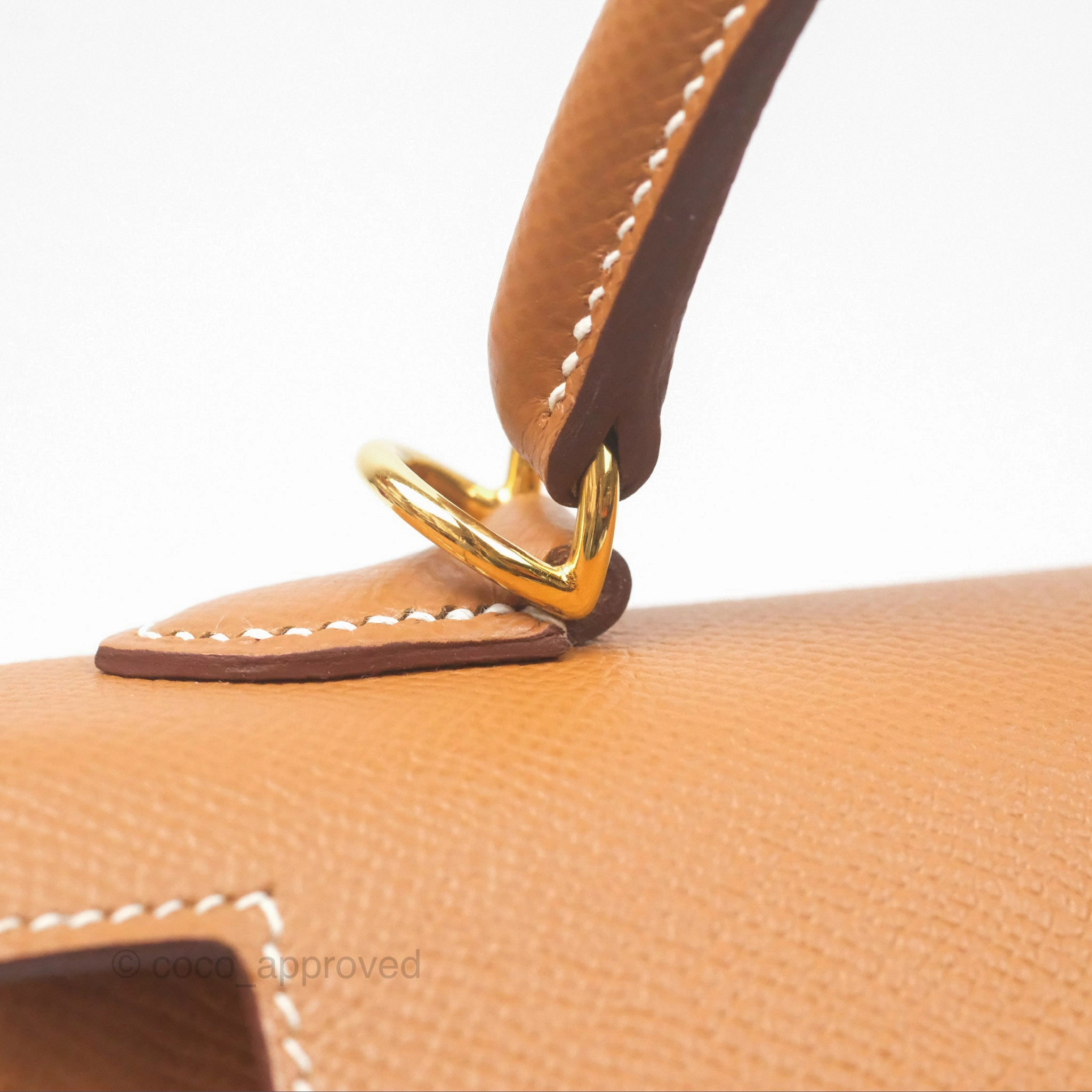 Herms Kelly 25 Sellier Gold 37 Epsom Gold Hardware