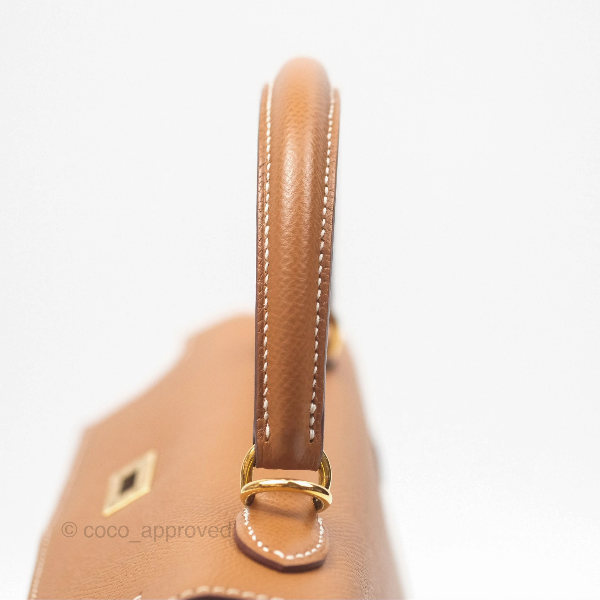 Herms Kelly 25 Sellier Gold 37 Epsom Gold Hardware