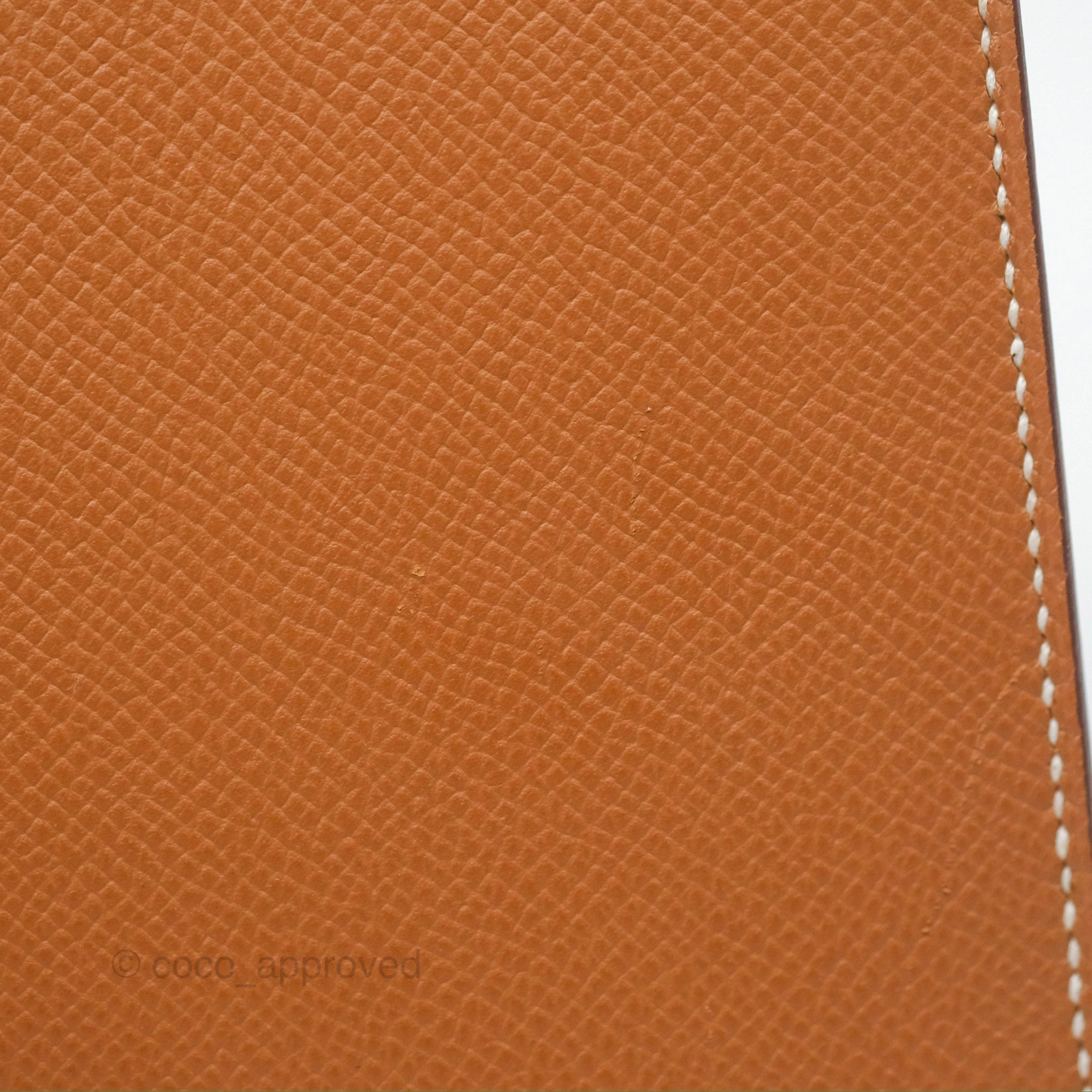 Herms Kelly 25 Sellier Gold Epsom Gold Hardware