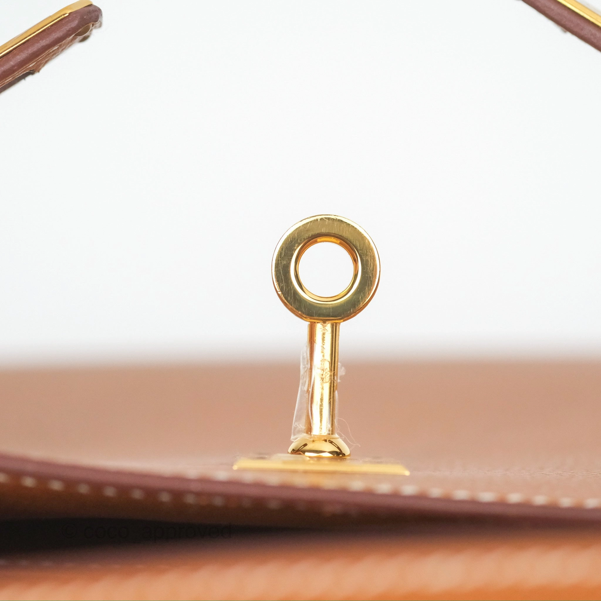Herms Kelly 25 Sellier Gold Epsom Gold Hardware
