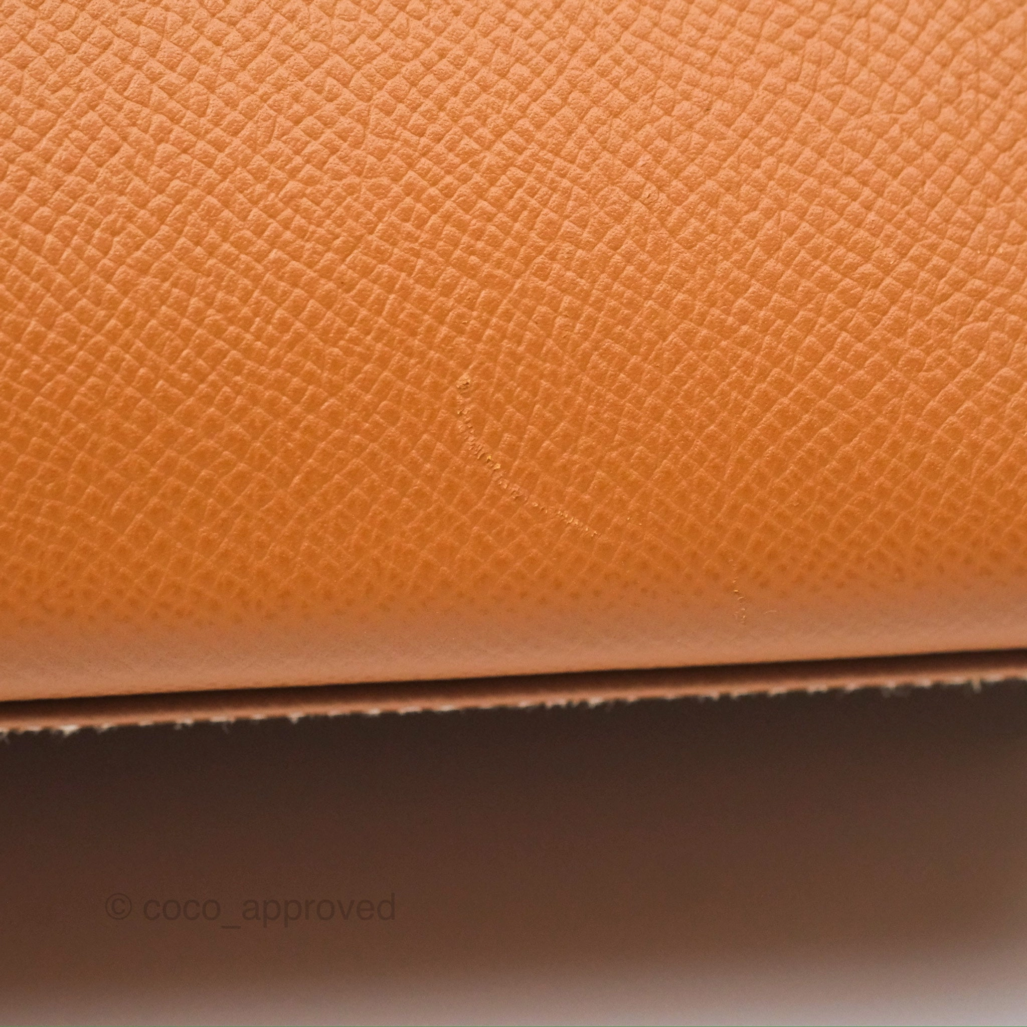 Herms Kelly 25 Sellier Gold Epsom Gold Hardware