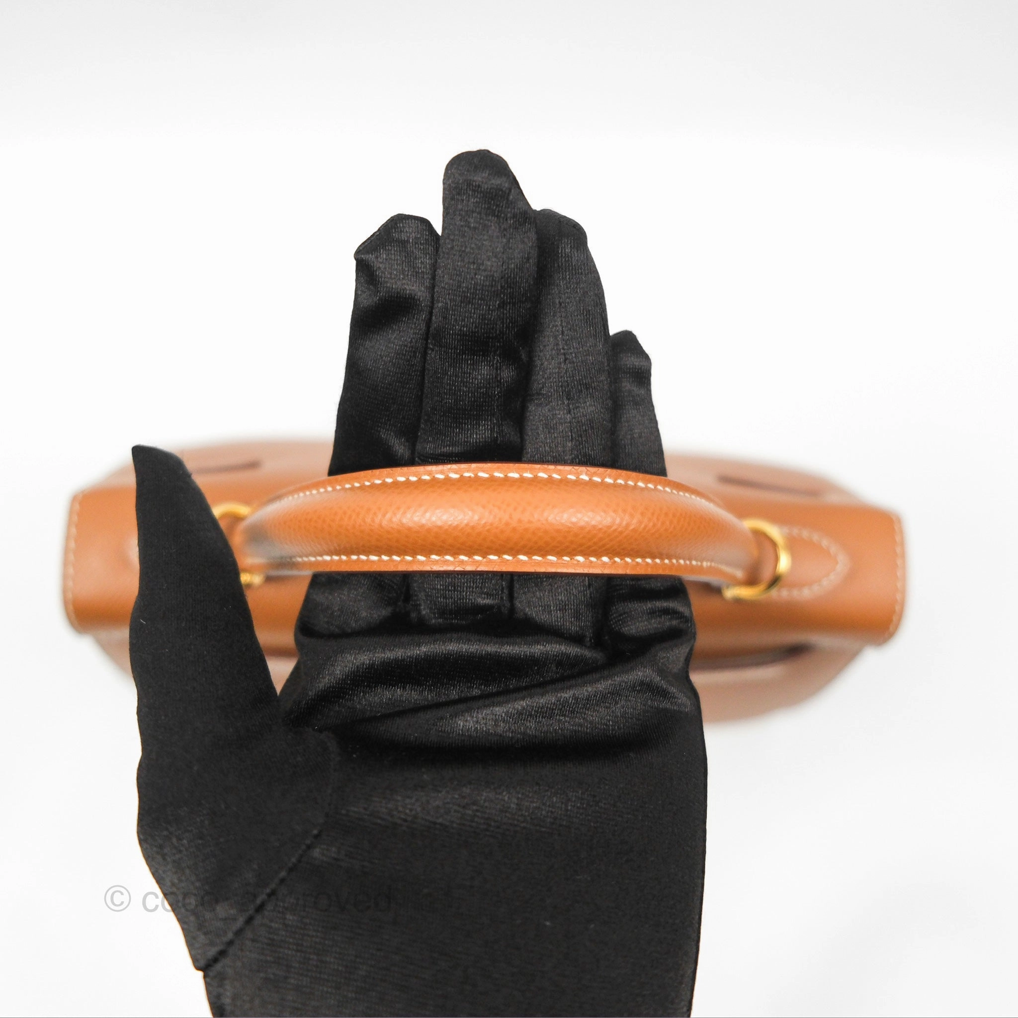Herms Kelly 25 Sellier Gold Epsom Gold Hardware