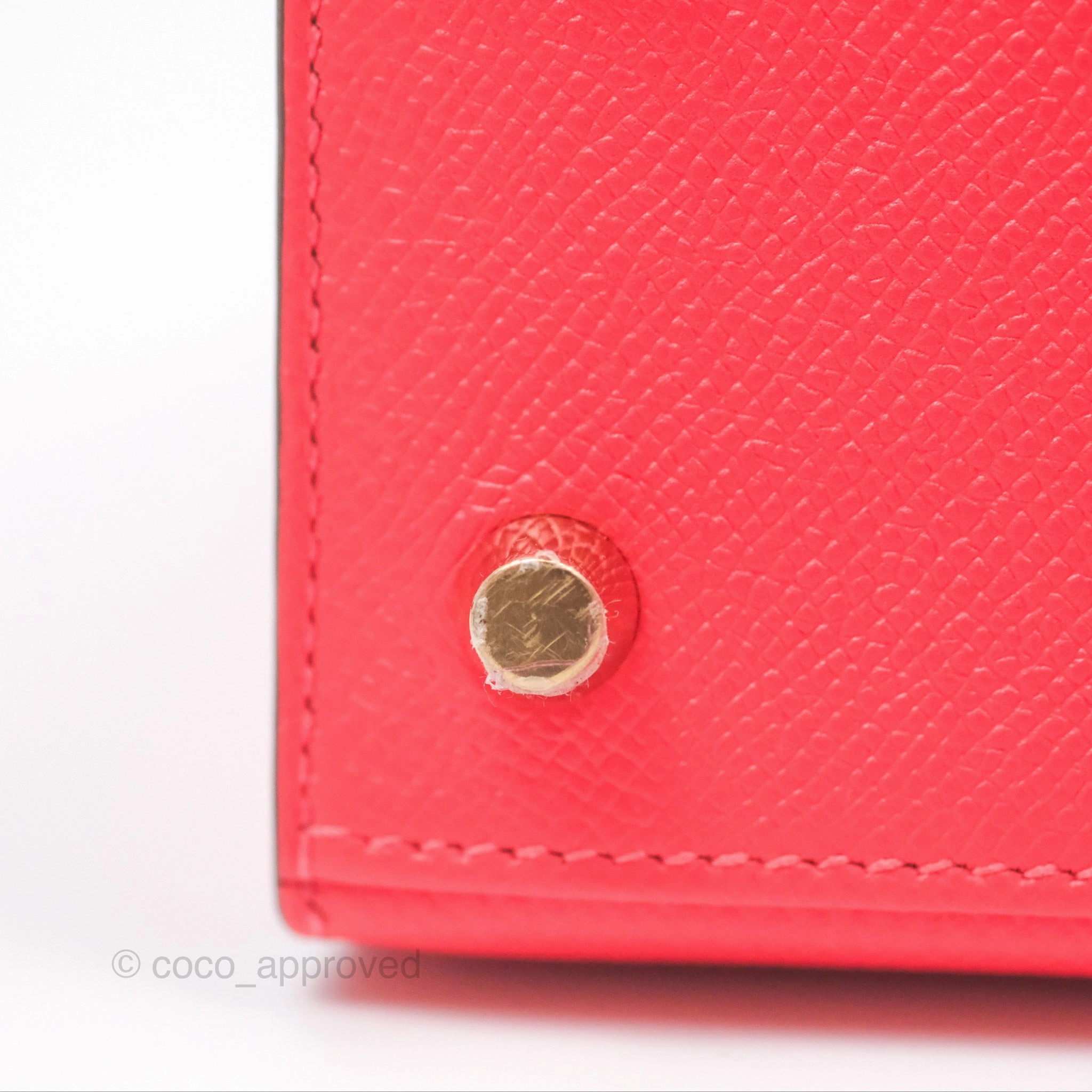Herms Kelly 25 Sellier Rose Jaipur Epsom Gold Hardware