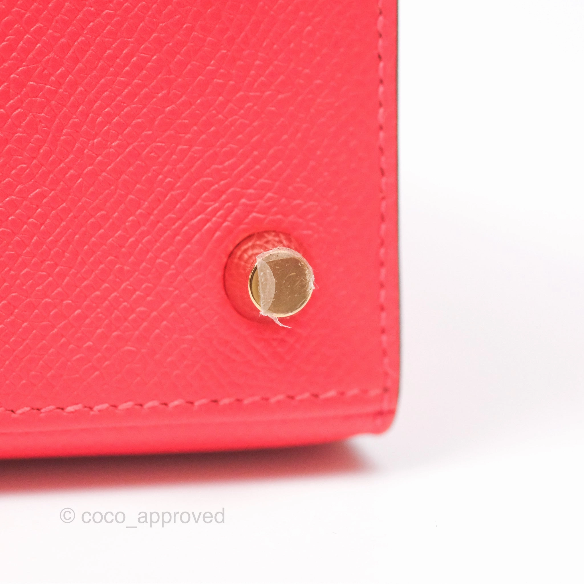 Herms Kelly 25 Sellier Rose Jaipur Epsom Gold Hardware