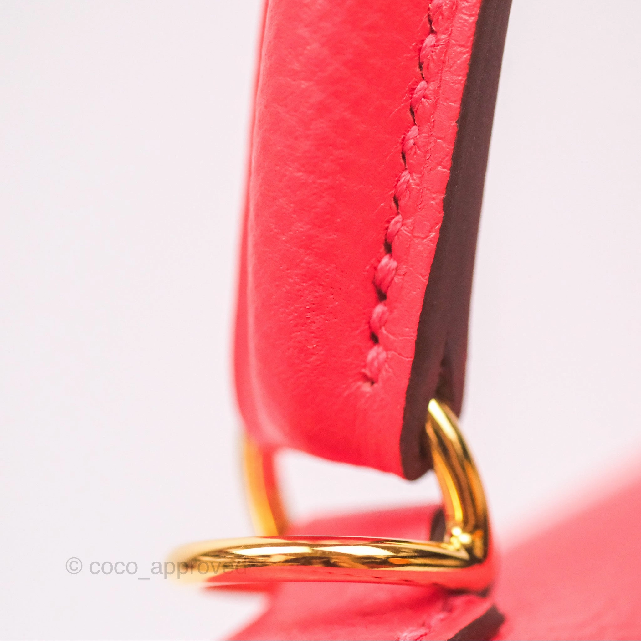 Herms Kelly 25 Sellier Rose Jaipur Epsom Gold Hardware