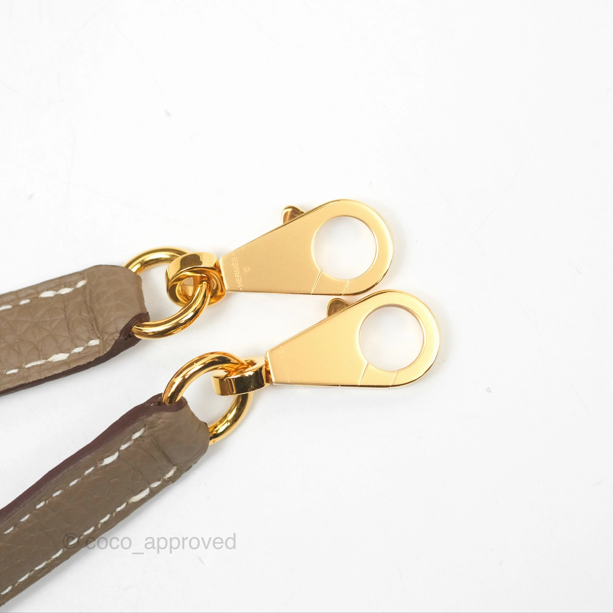 Herms Kelly 28 Retourne Etoupe Togo Gold Hardware