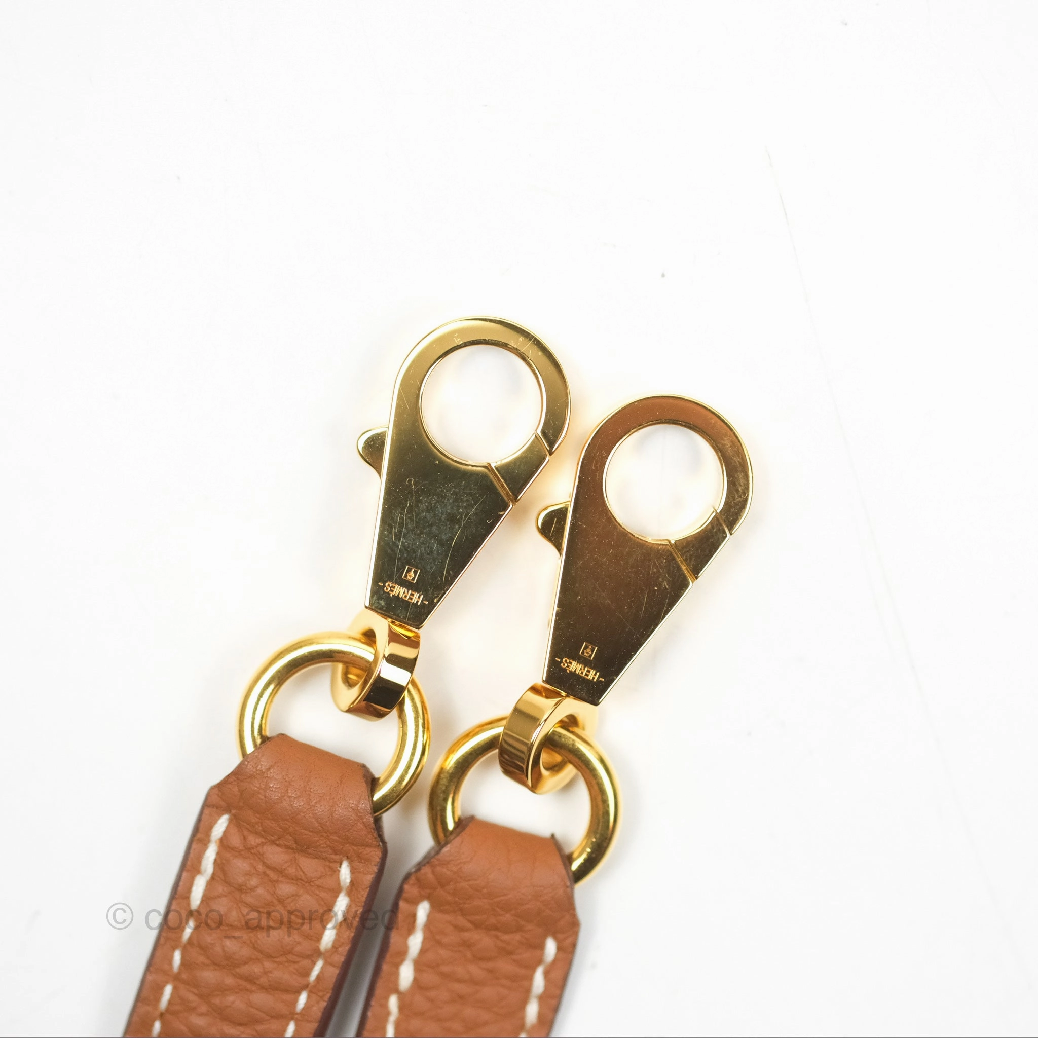 Herms Kelly 28 Retourne Gold Togo Gold Hardware