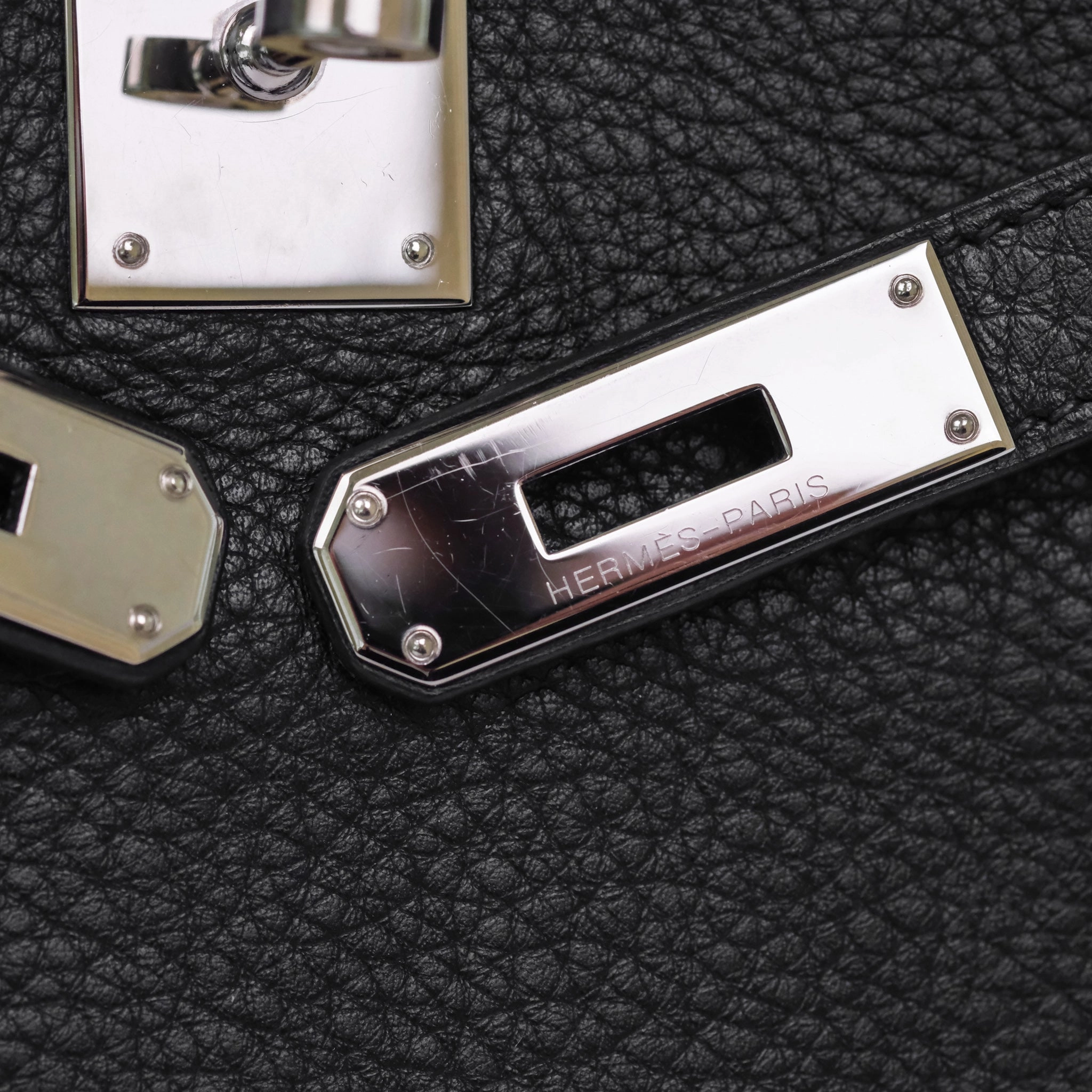Herms Kelly 28 Retourne Noir Black 89 Clemence Palladium Hardware