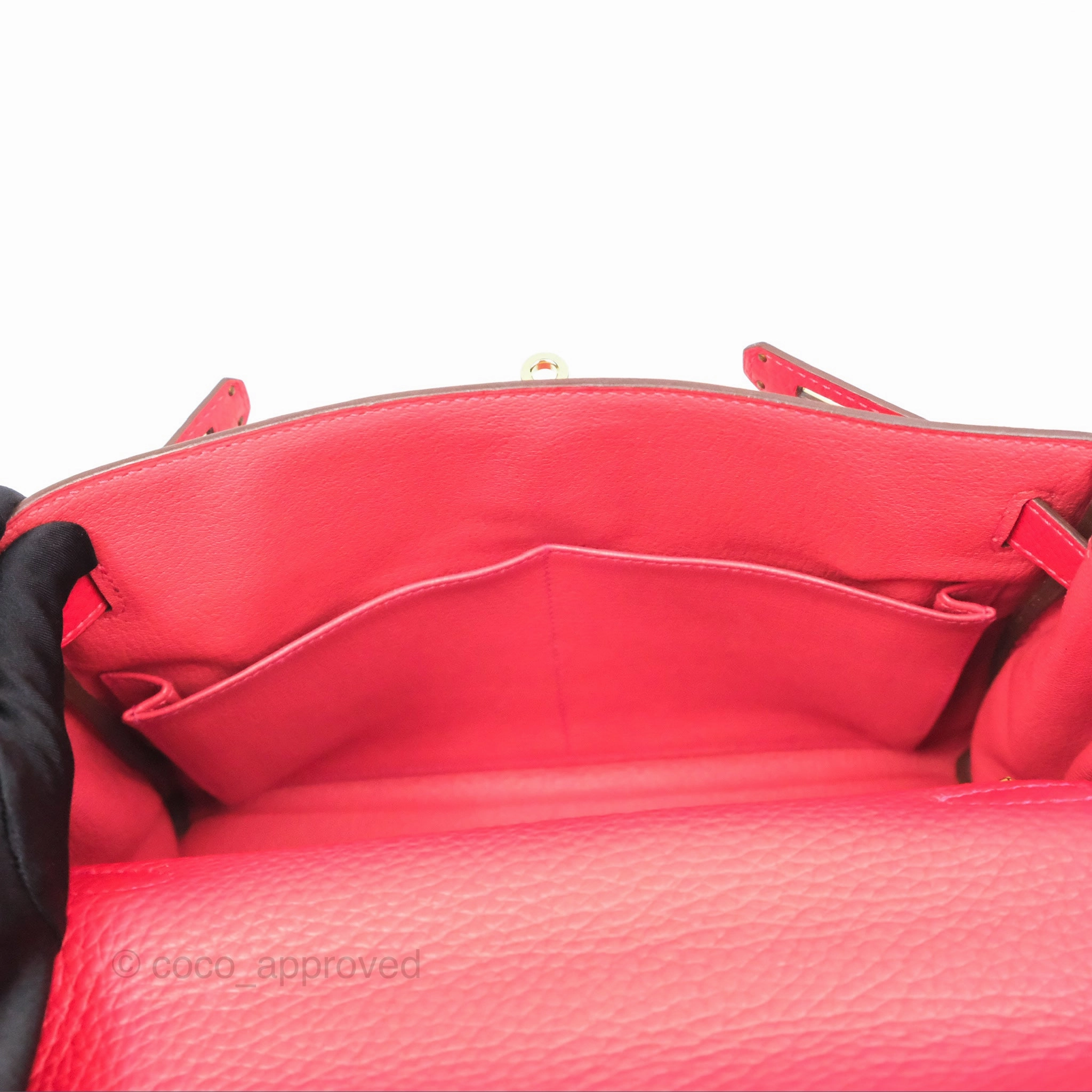 Herms Kelly 28 Retourne Rouge Tomate S5 Clemence Gold Hardware