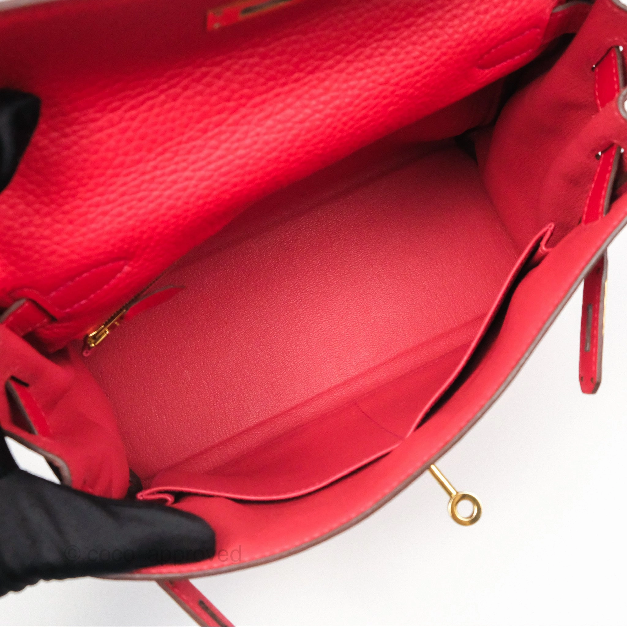 Herms Kelly 28 Retourne Rouge Tomate S5 Clemence Gold Hardware