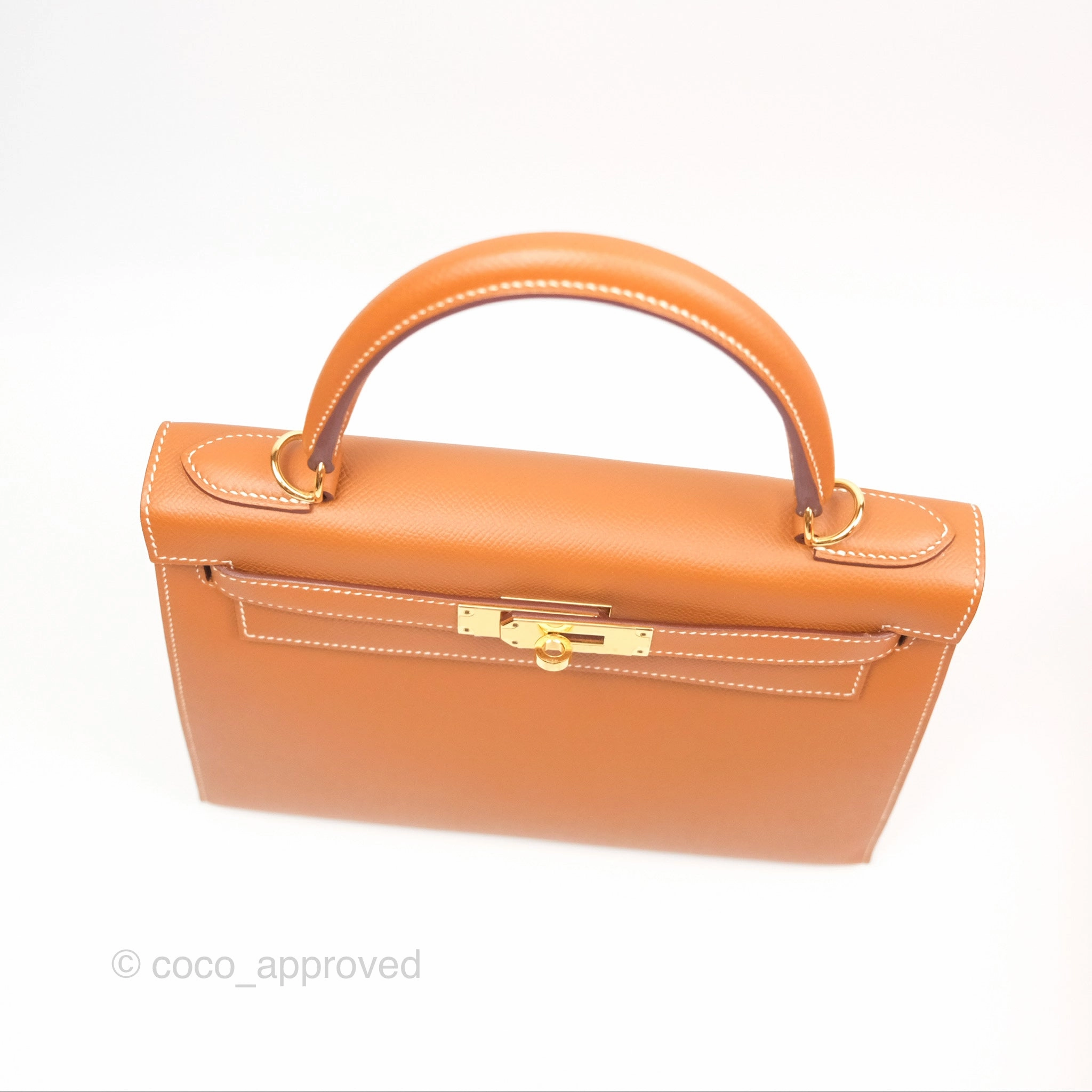 Herms Kelly 28 Sellier Gold 37 Epsom Gold Hardware