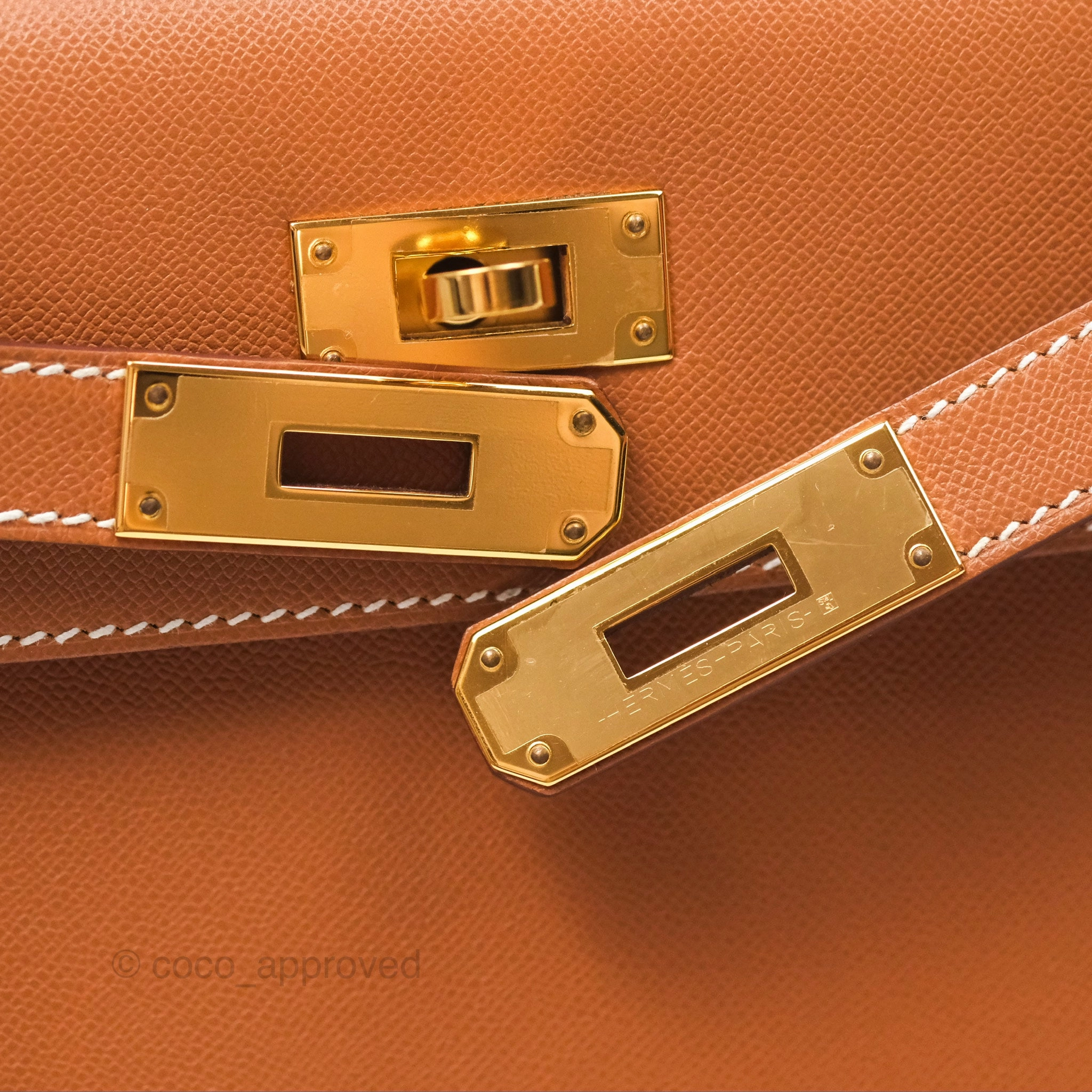 Herms Kelly 28 Sellier Gold 37 Epsom Gold Hardware