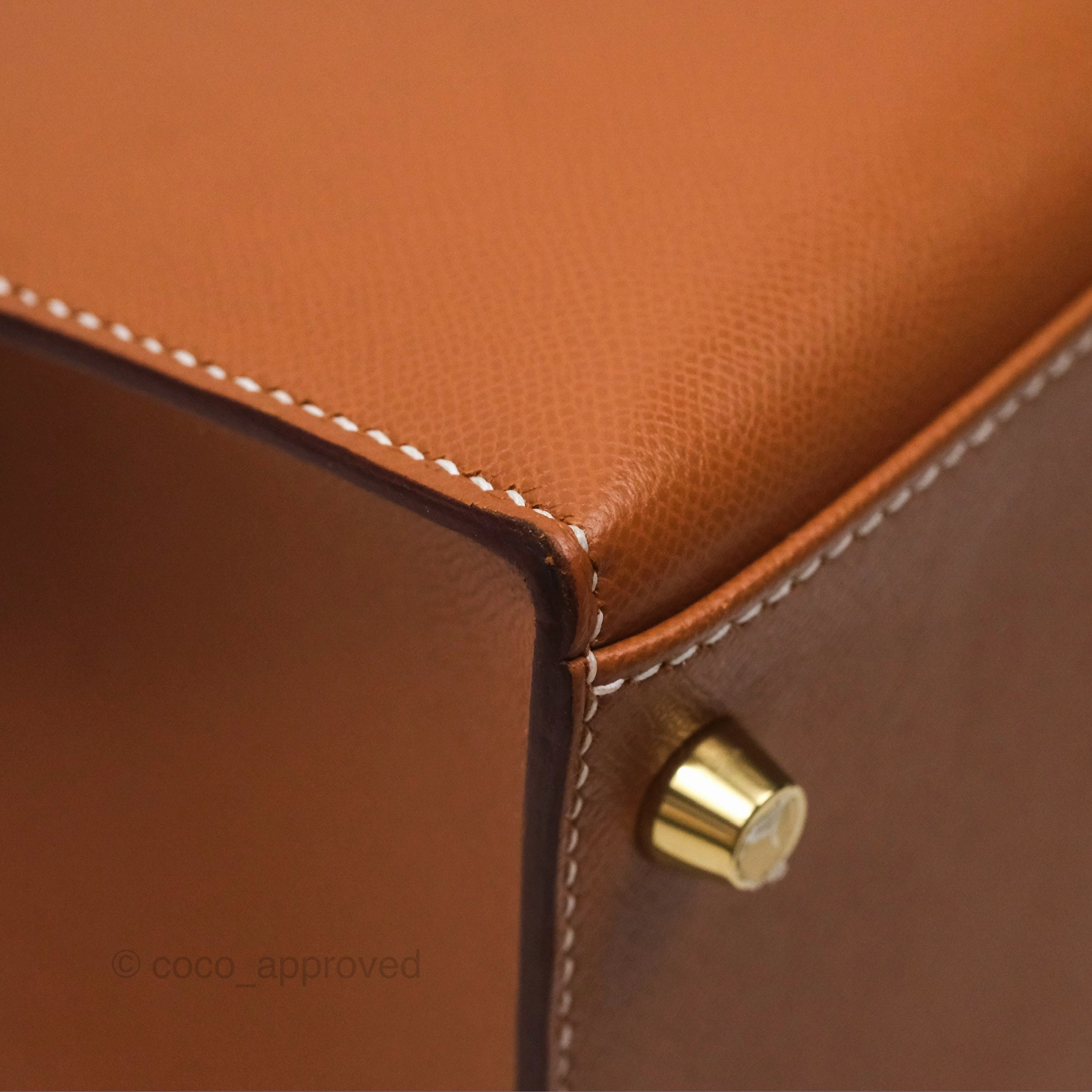 Herms Kelly 28 Sellier Gold 37 Epsom Gold Hardware