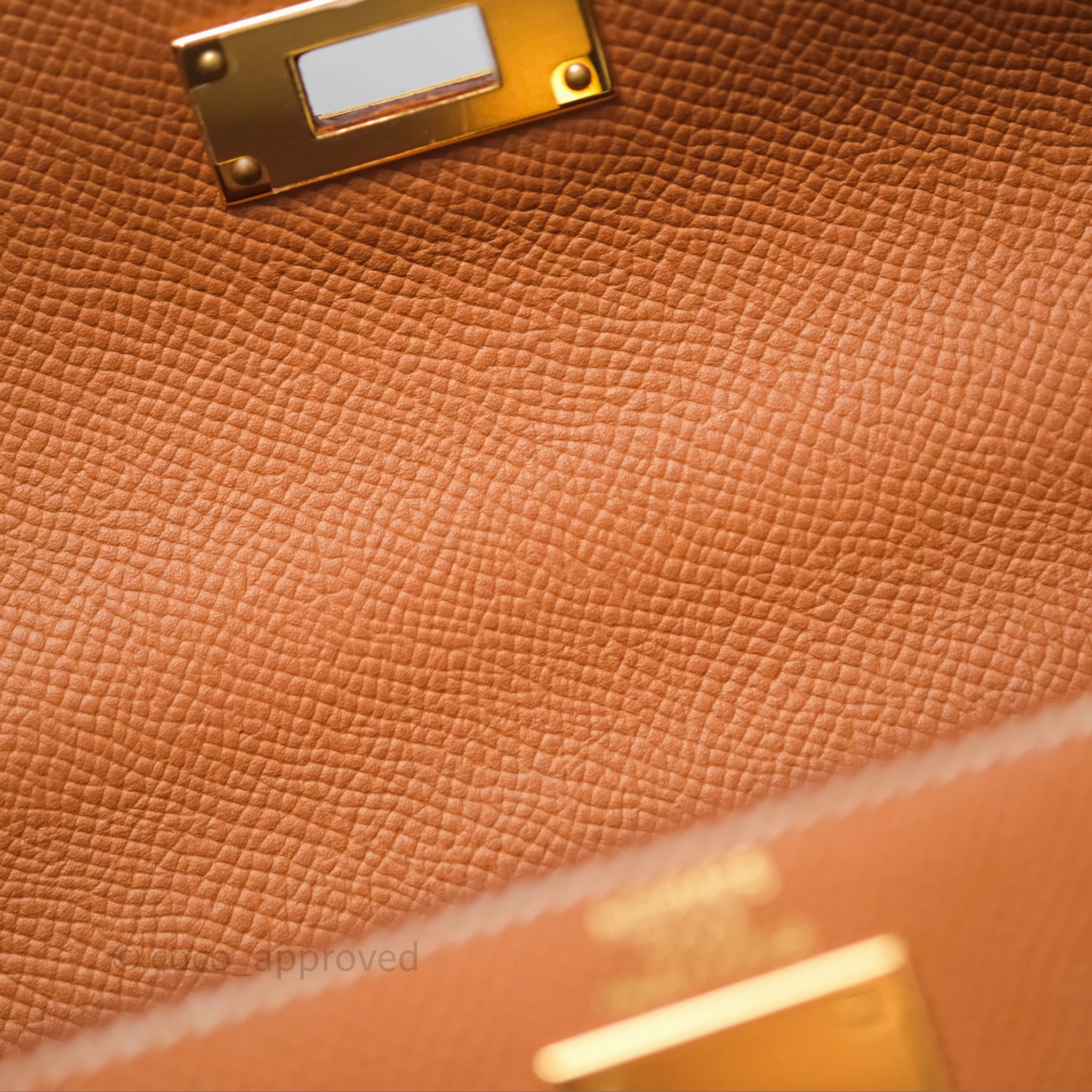 Herms Kelly 28 Sellier Gold 37 Epsom Gold Hardware
