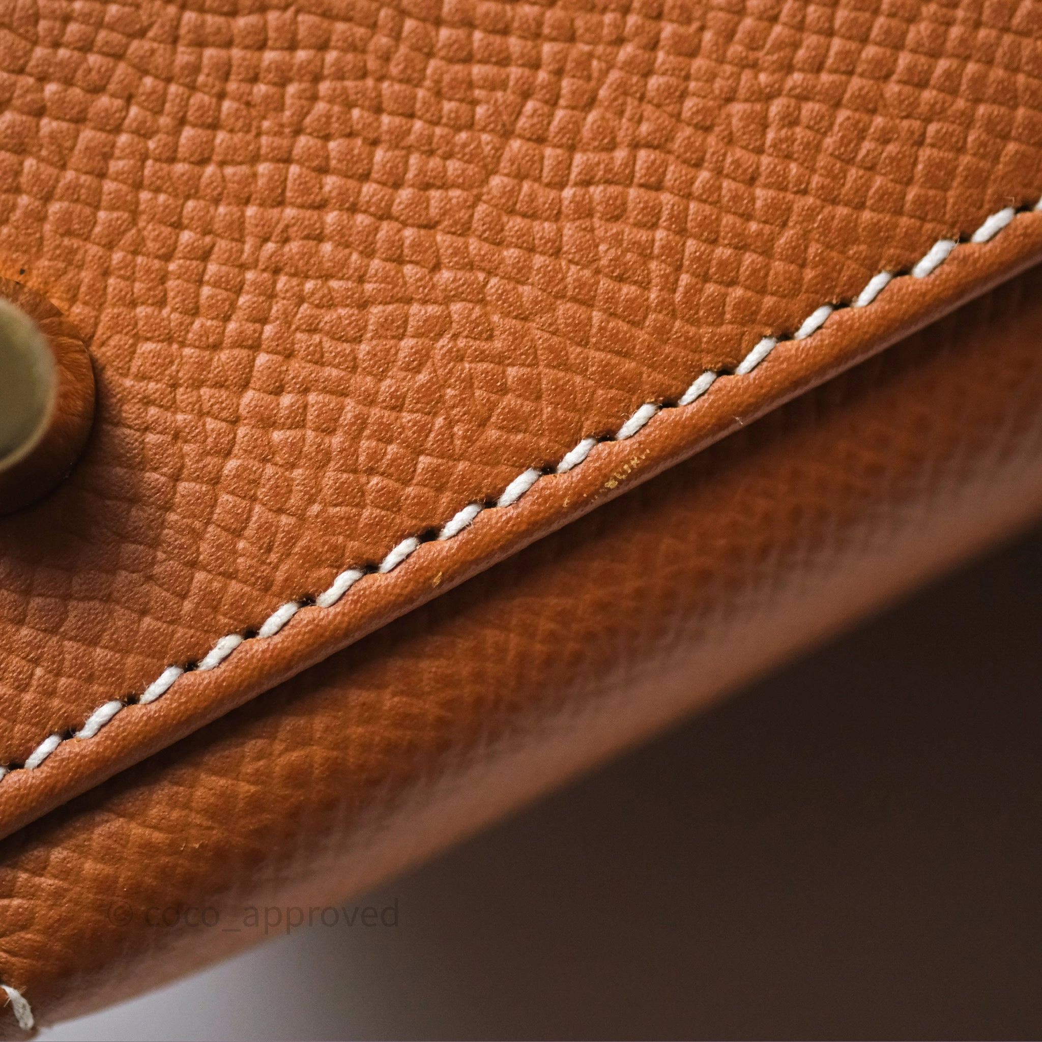 Herms Kelly 28 Sellier Gold 37 Epsom Gold Hardware