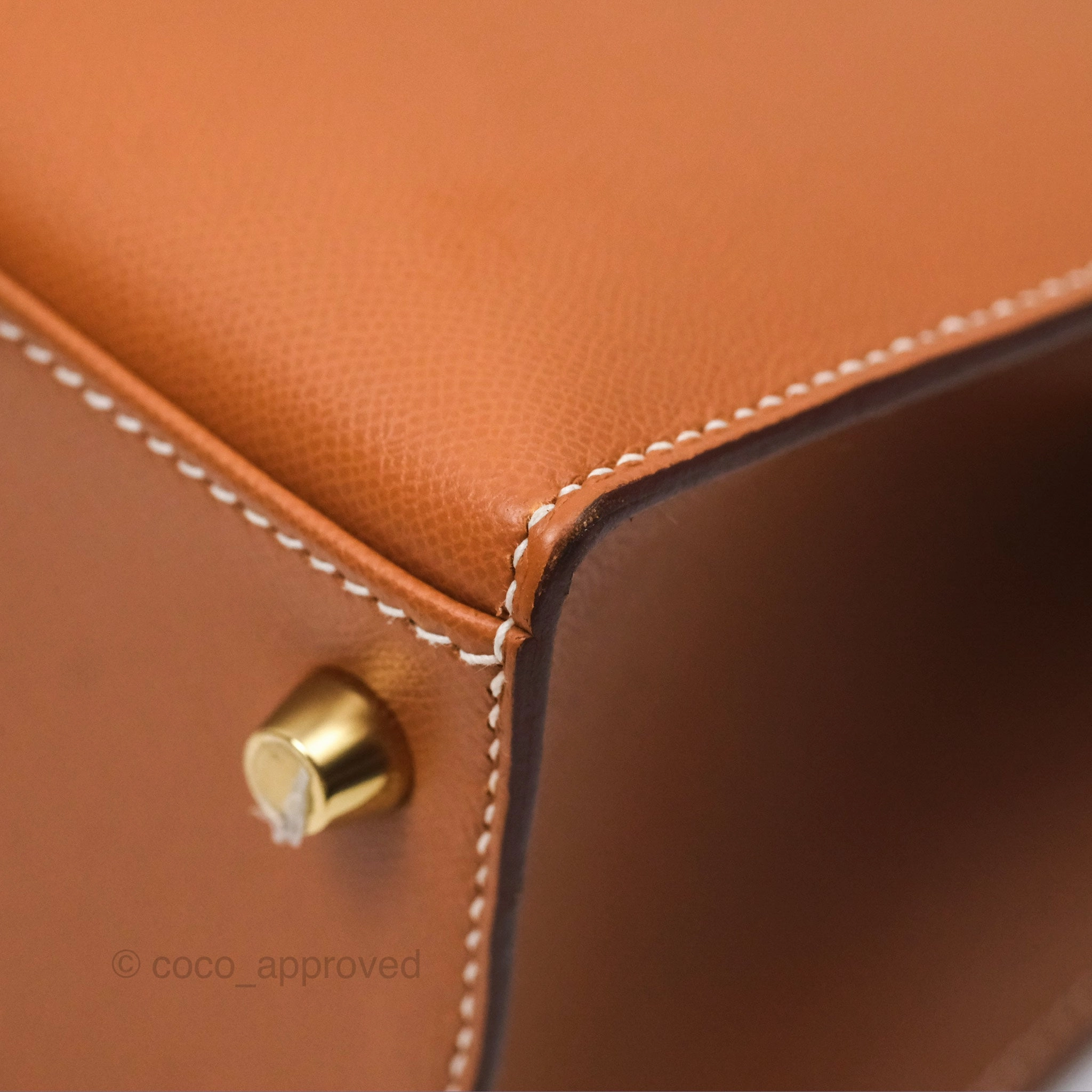 Herms Kelly 28 Sellier Gold 37 Epsom Gold Hardware