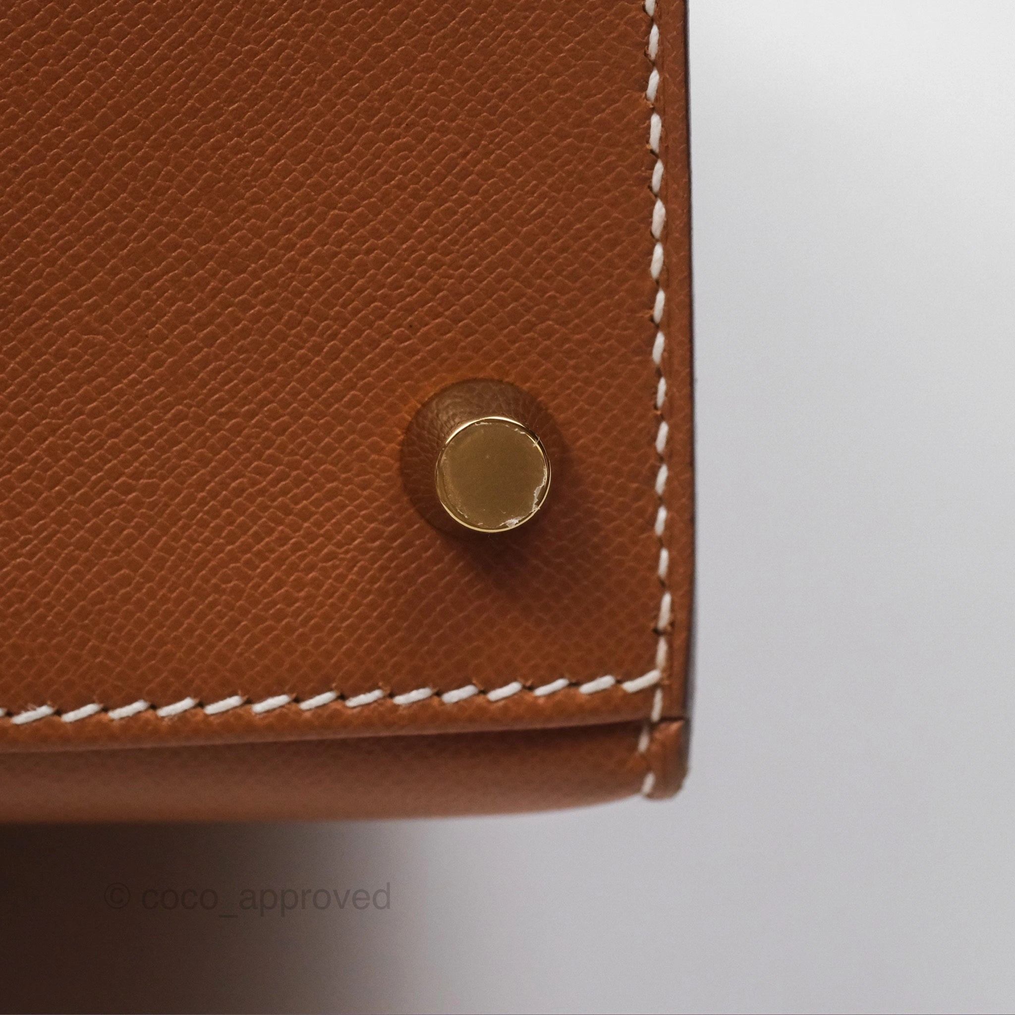 Herms Kelly 28 Sellier Gold 37 Epsom Gold Hardware