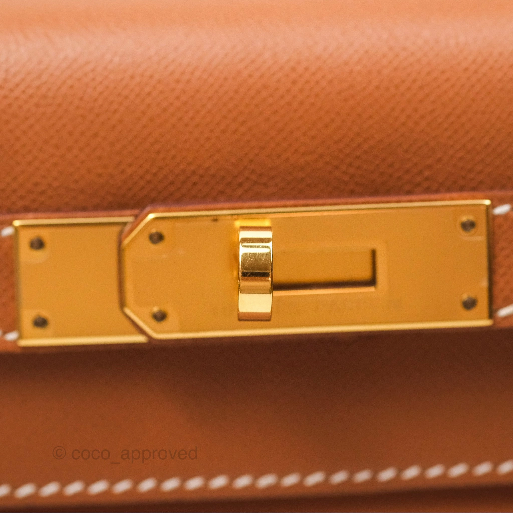 Herms Kelly 28 Sellier Gold 37 Epsom Gold Hardware