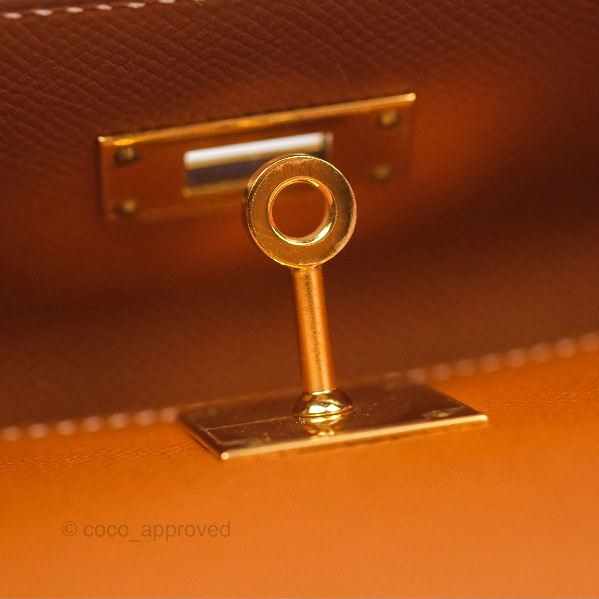 Herms Kelly 28 Sellier Gold 37 Epsom Gold Hardware
