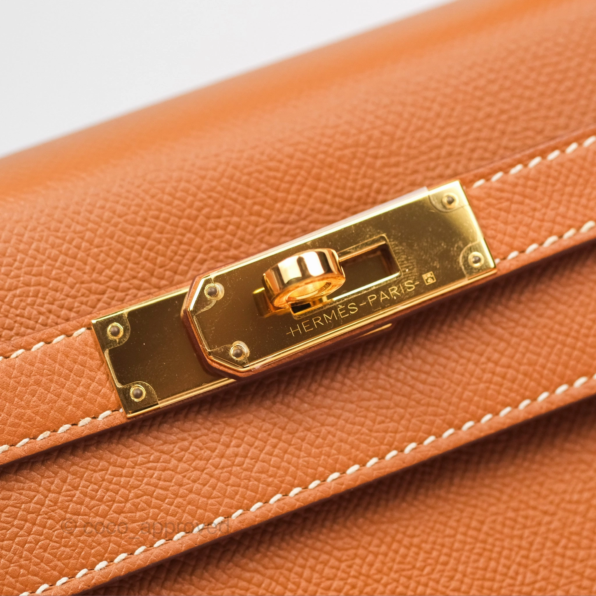 Herms Kelly 28 Sellier Gold 37 Epsom Gold Hardware
