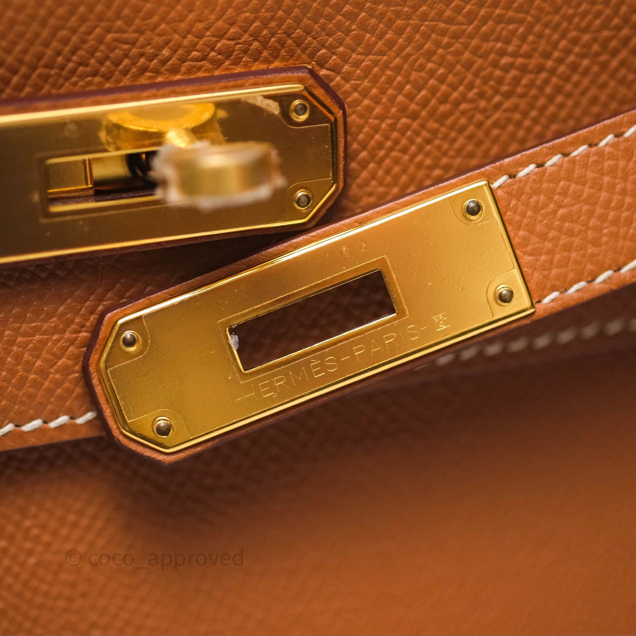 Herms Kelly 28 Sellier Gold 37 Epsom Gold Hardware