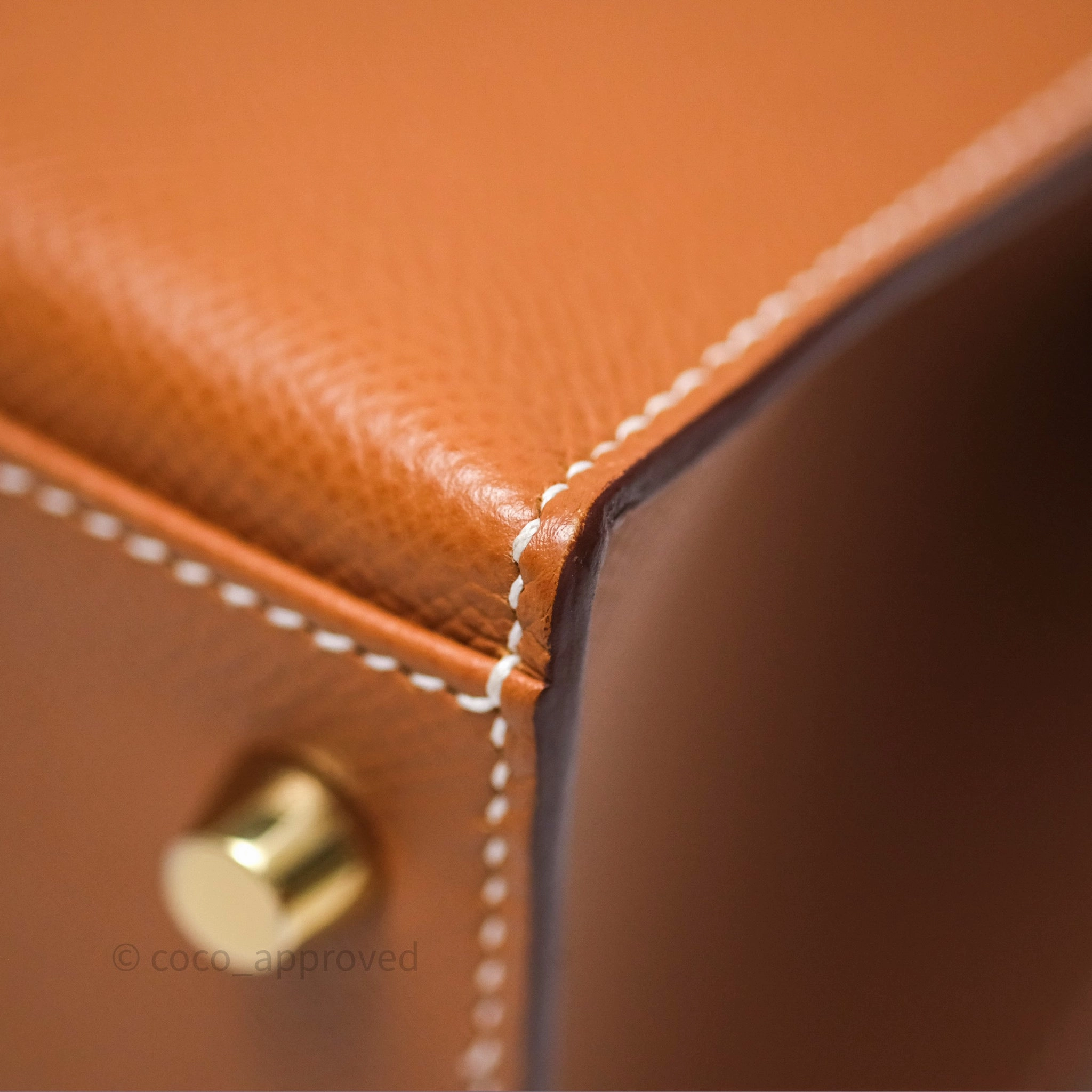 Herms Kelly 28 Sellier Gold 37 Epsom Gold Hardware