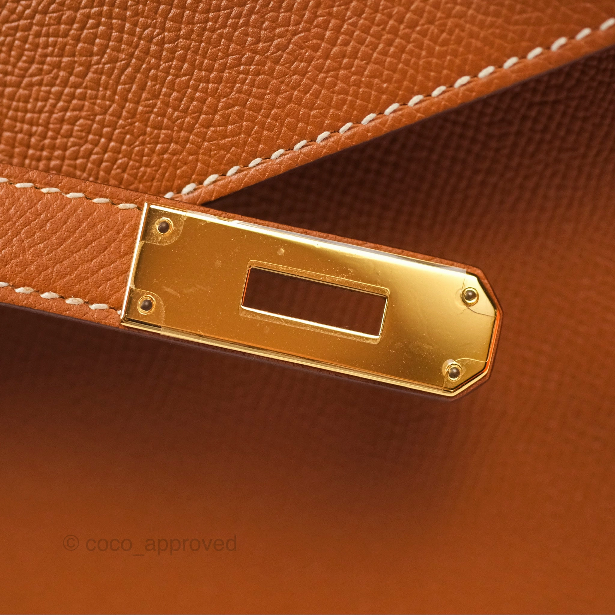 Herms Kelly 28 Sellier Gold 37 Epsom Gold Hardware