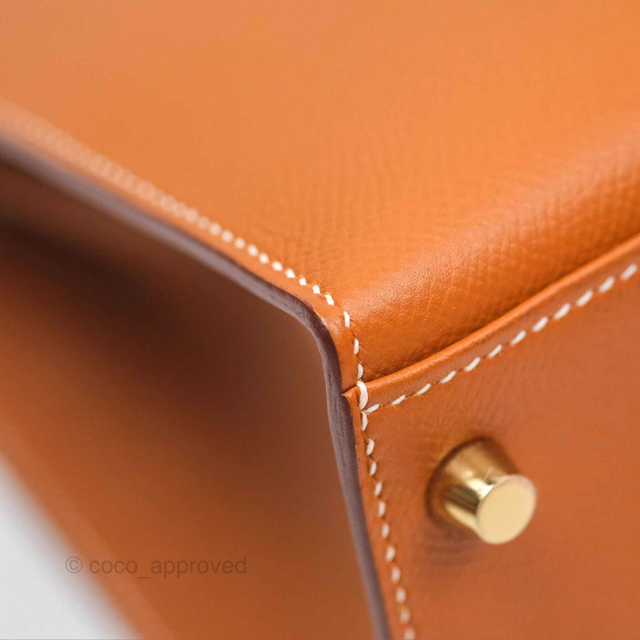 Herms Kelly 28 Sellier Gold 37 Epsom Gold Hardware